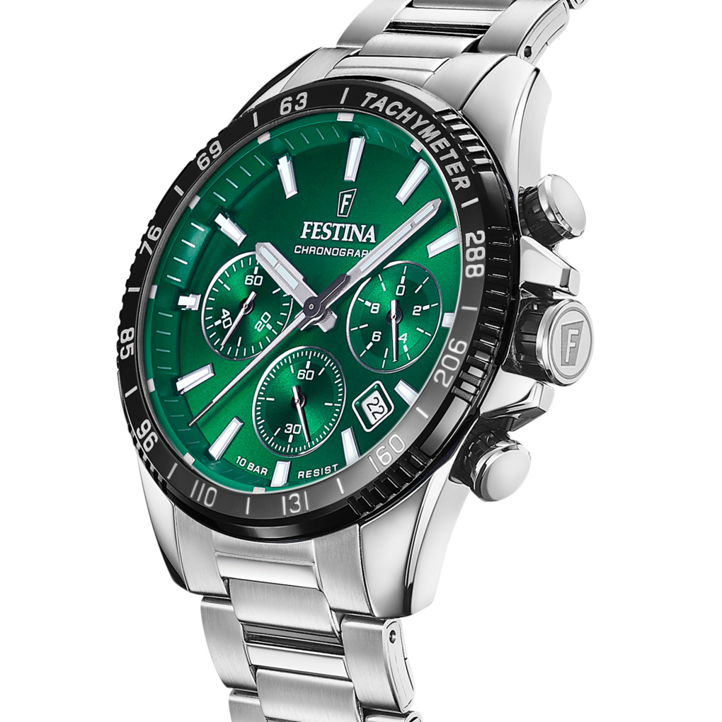 Herenhorloge Timeless Chrono Green - F20560-4