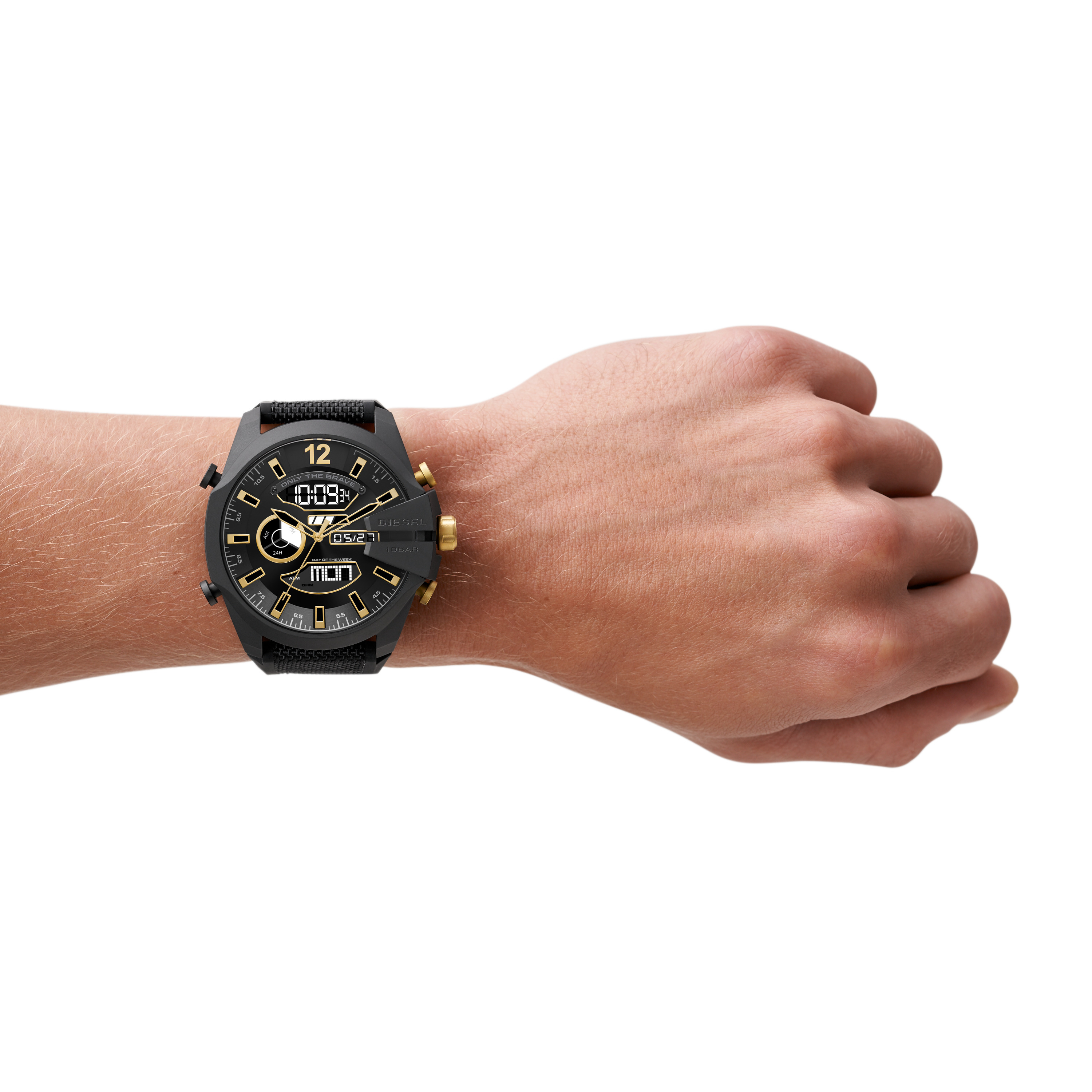 Mega Chief Zwart Herenhorloge Z4552