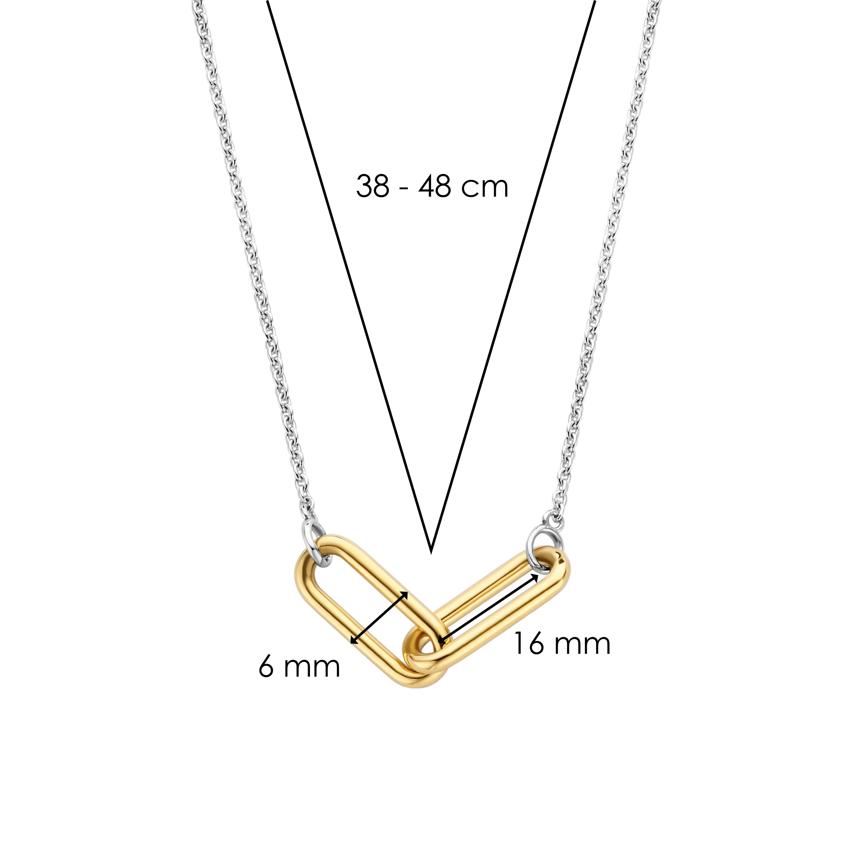 Gold plated collier 3966SY