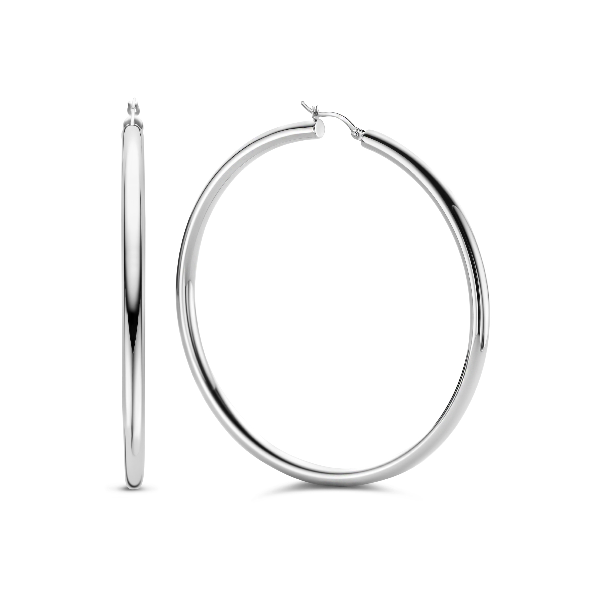 Sterling Zilveren oorringen 65mm 24-5784-0080