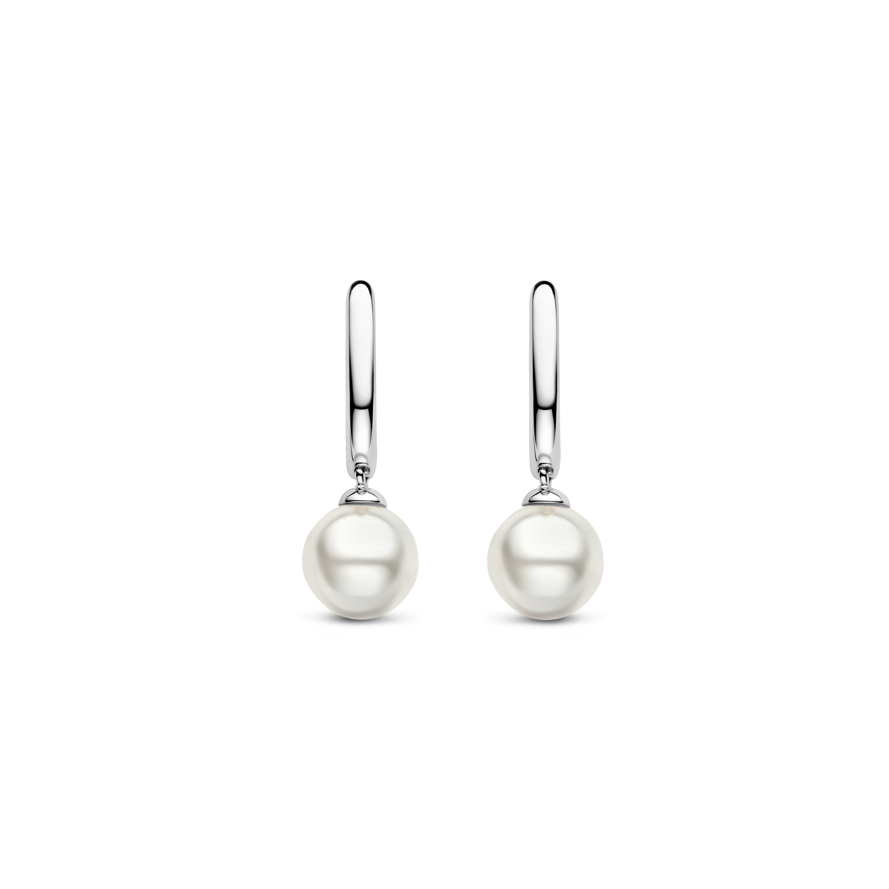 Oorhangers van sterling zilver met parel 7939PW
