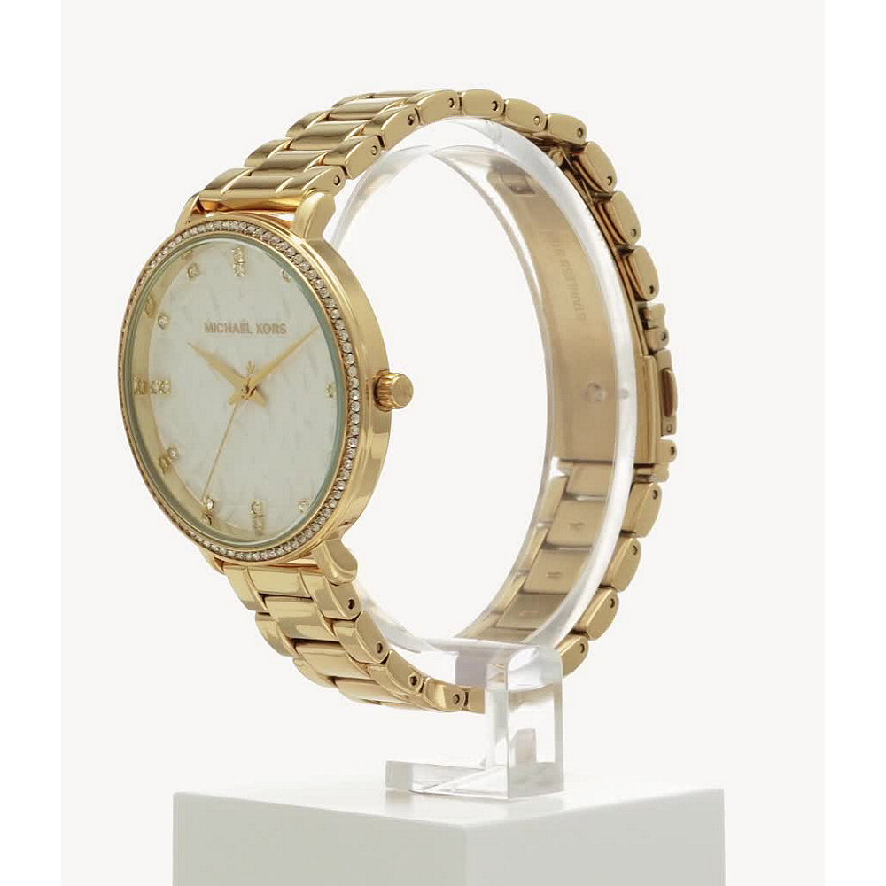 Pyper Goudkleurig Metaallegering Horloge met Drie Wijzers