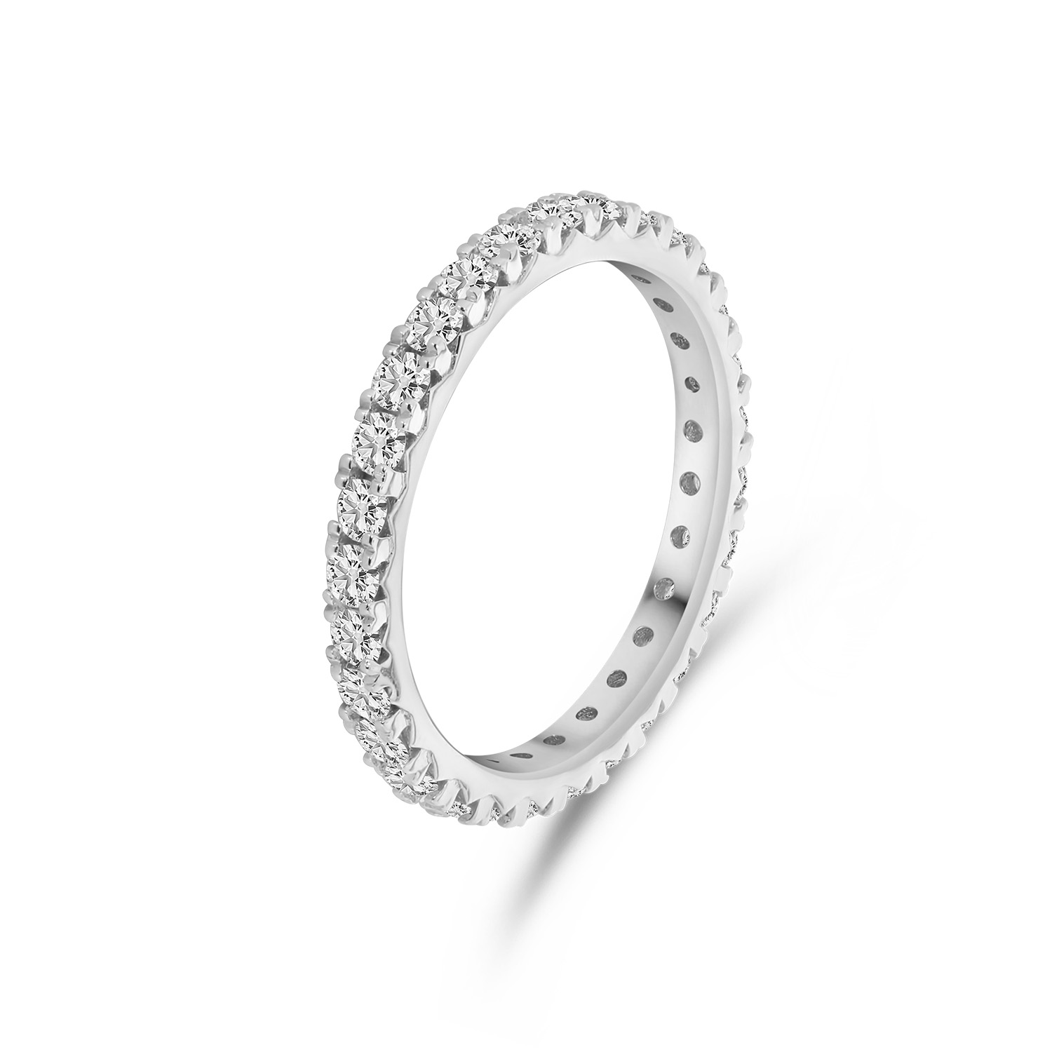 Witgouden eternity ring met lab grown diamanten R480-RDF21922A004-LG-W