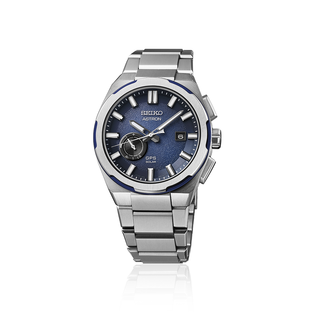 Herenhorloge Astron GPS Solar Titanium Blauw - SSJ023J1