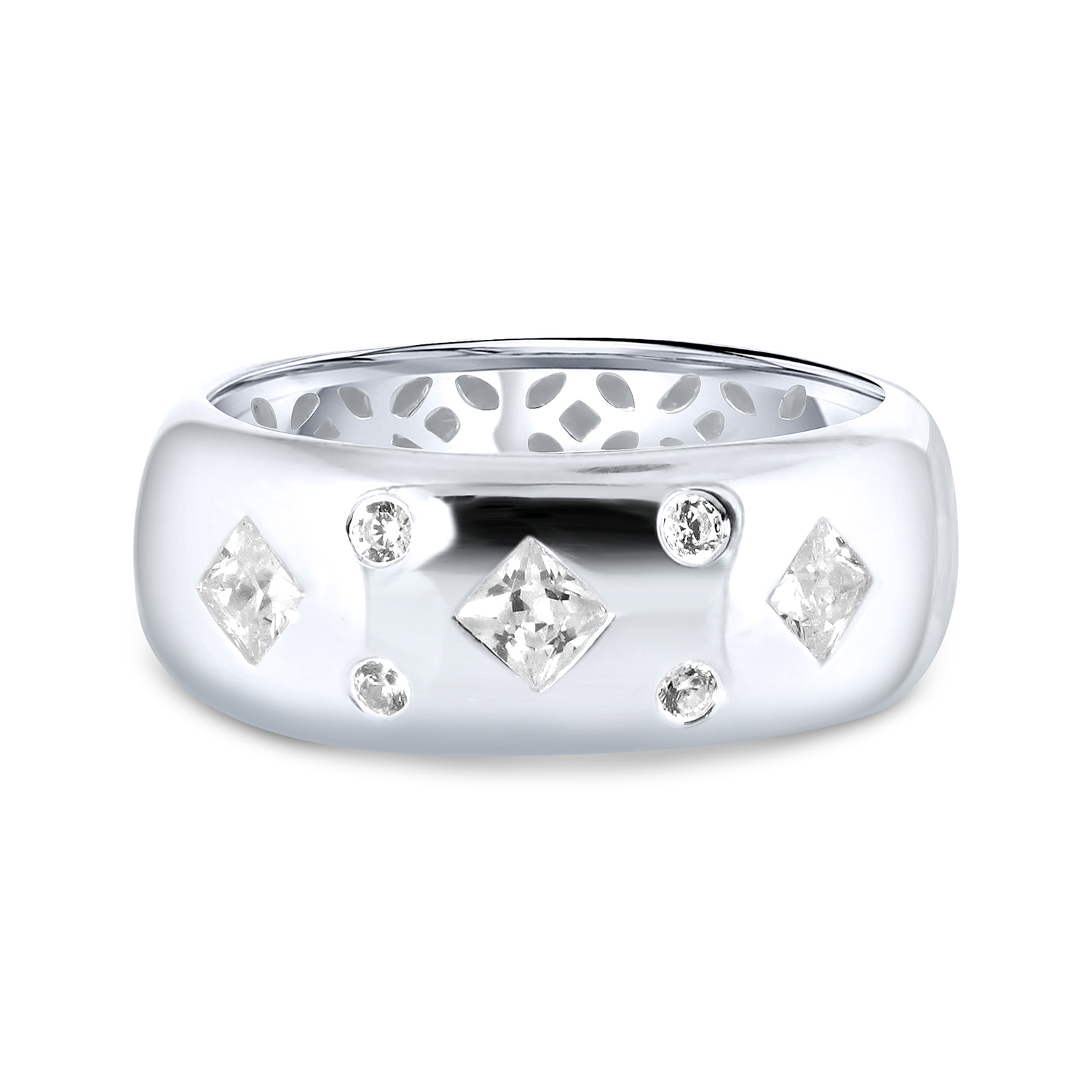 Zilveren ring met zirkonia 11-7797-7010