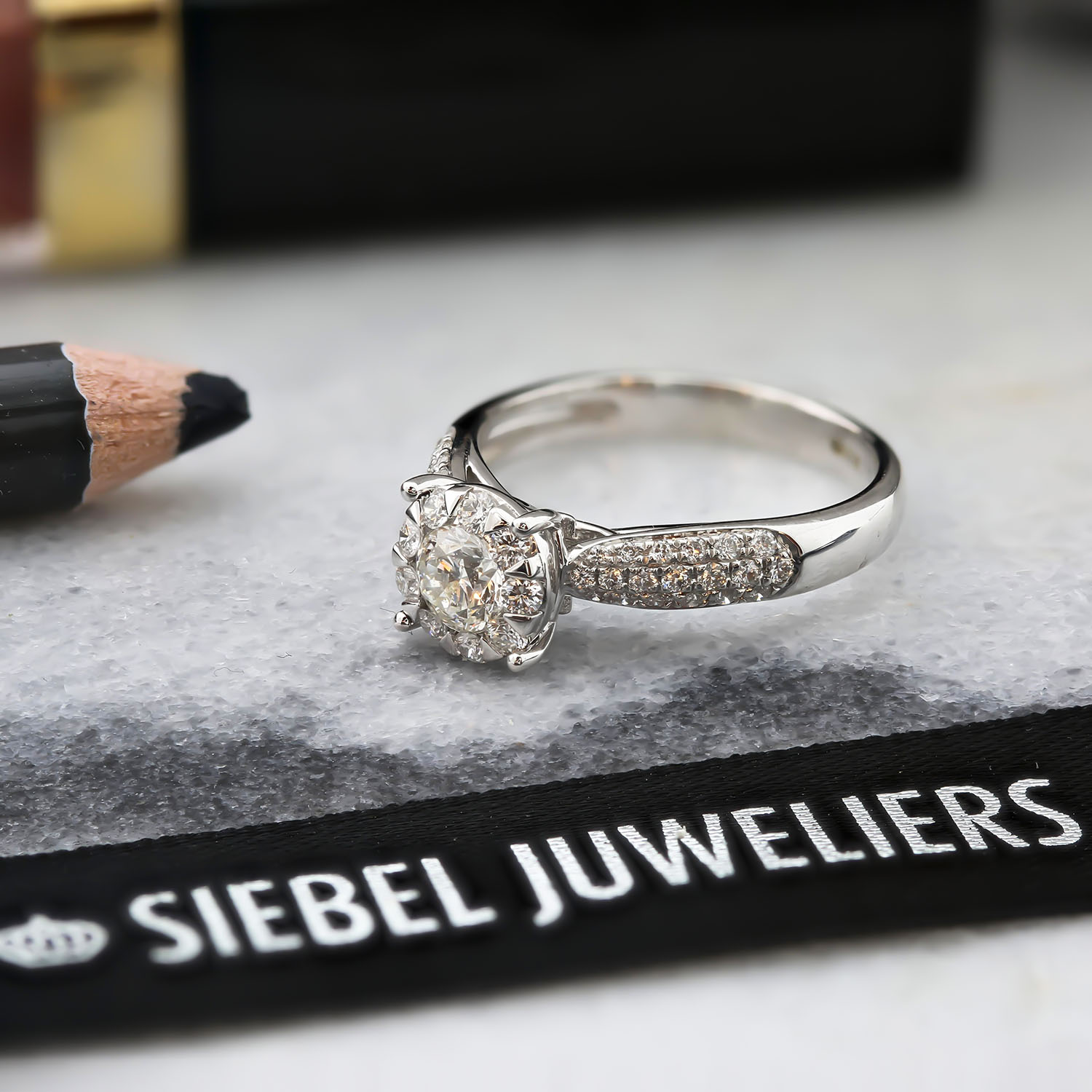 Witgouden ring met diamanten R480-FDF19430A-200-W