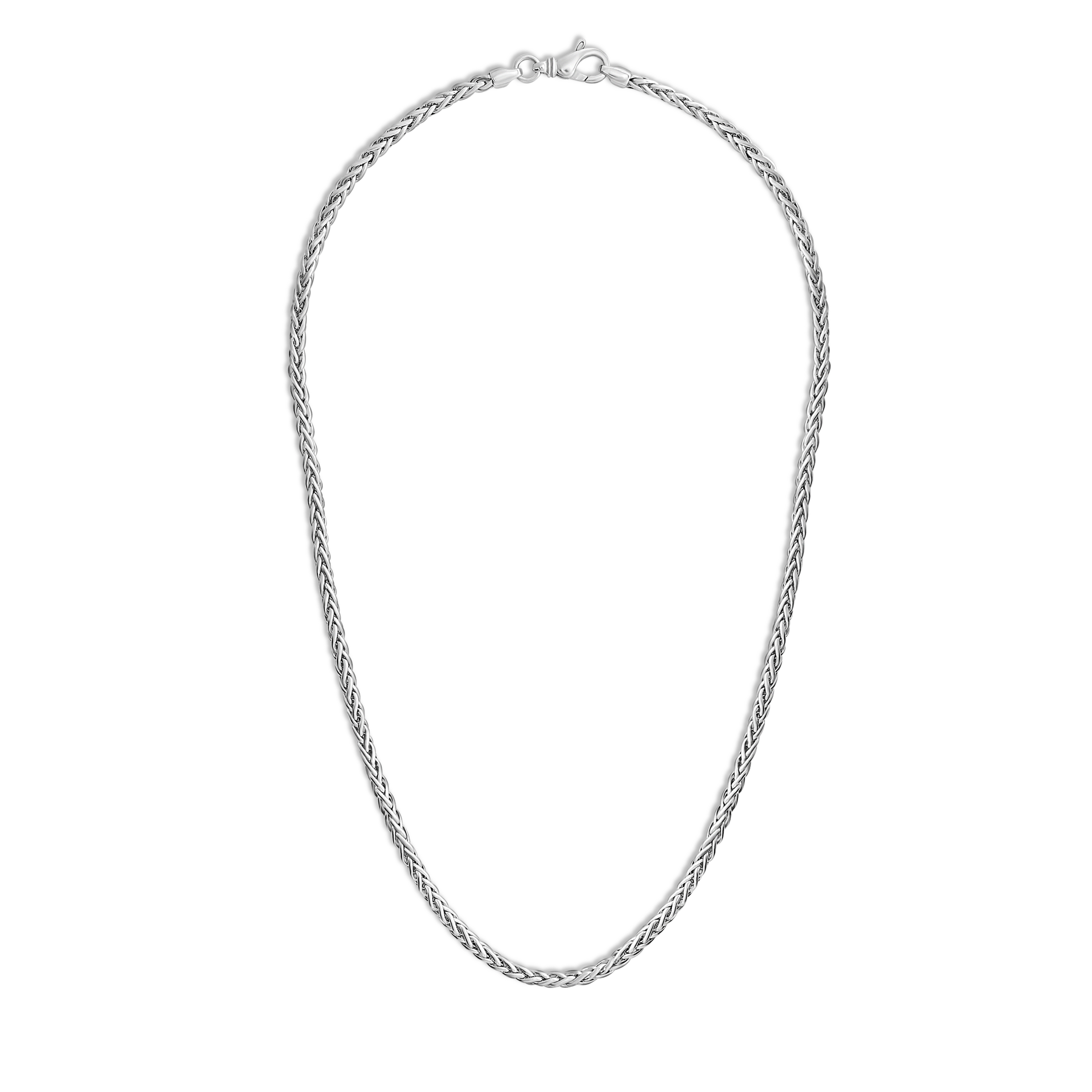 Sterling zilveren vossenstaart collier FS015-PB080