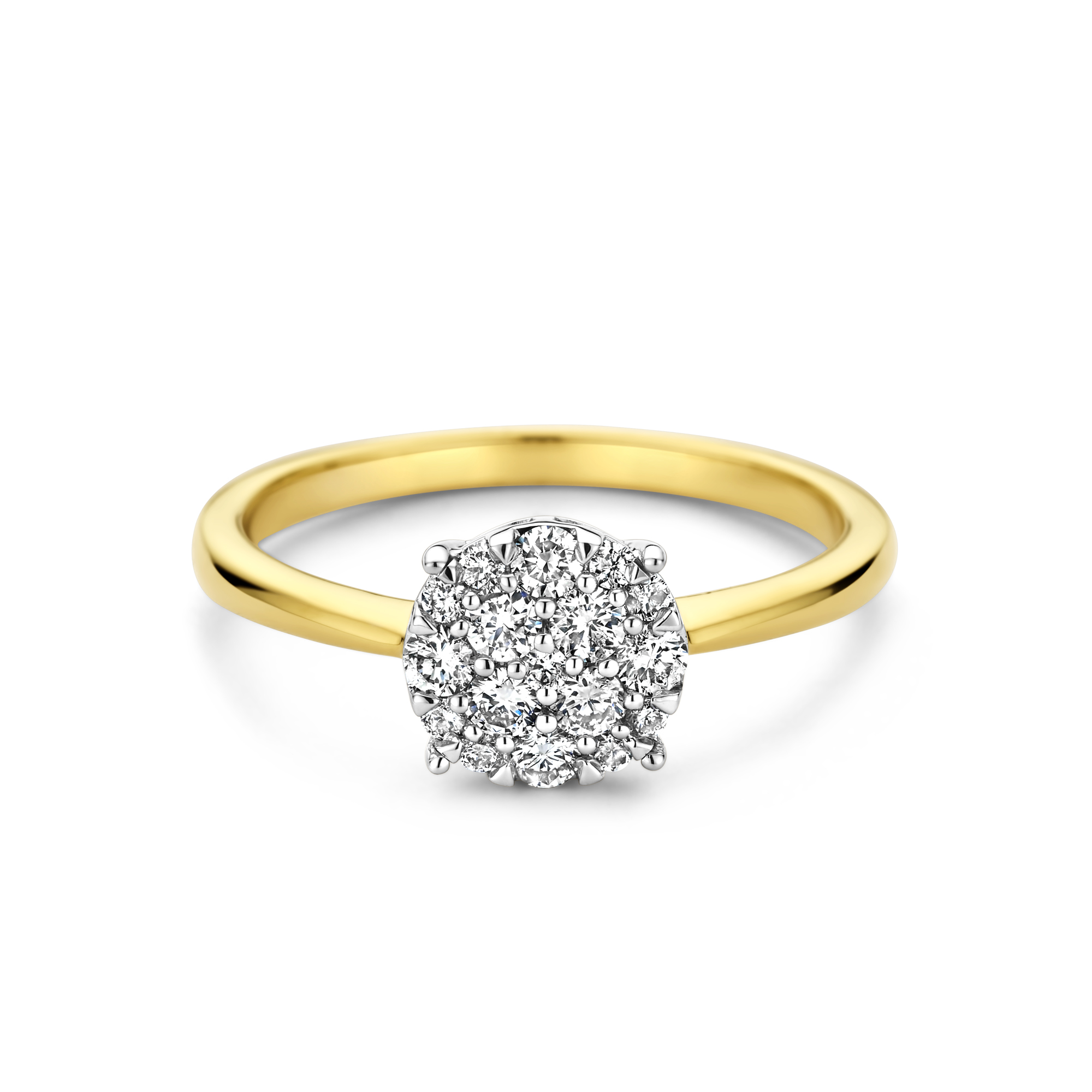 Geelgouden ring met diamant RP-19978