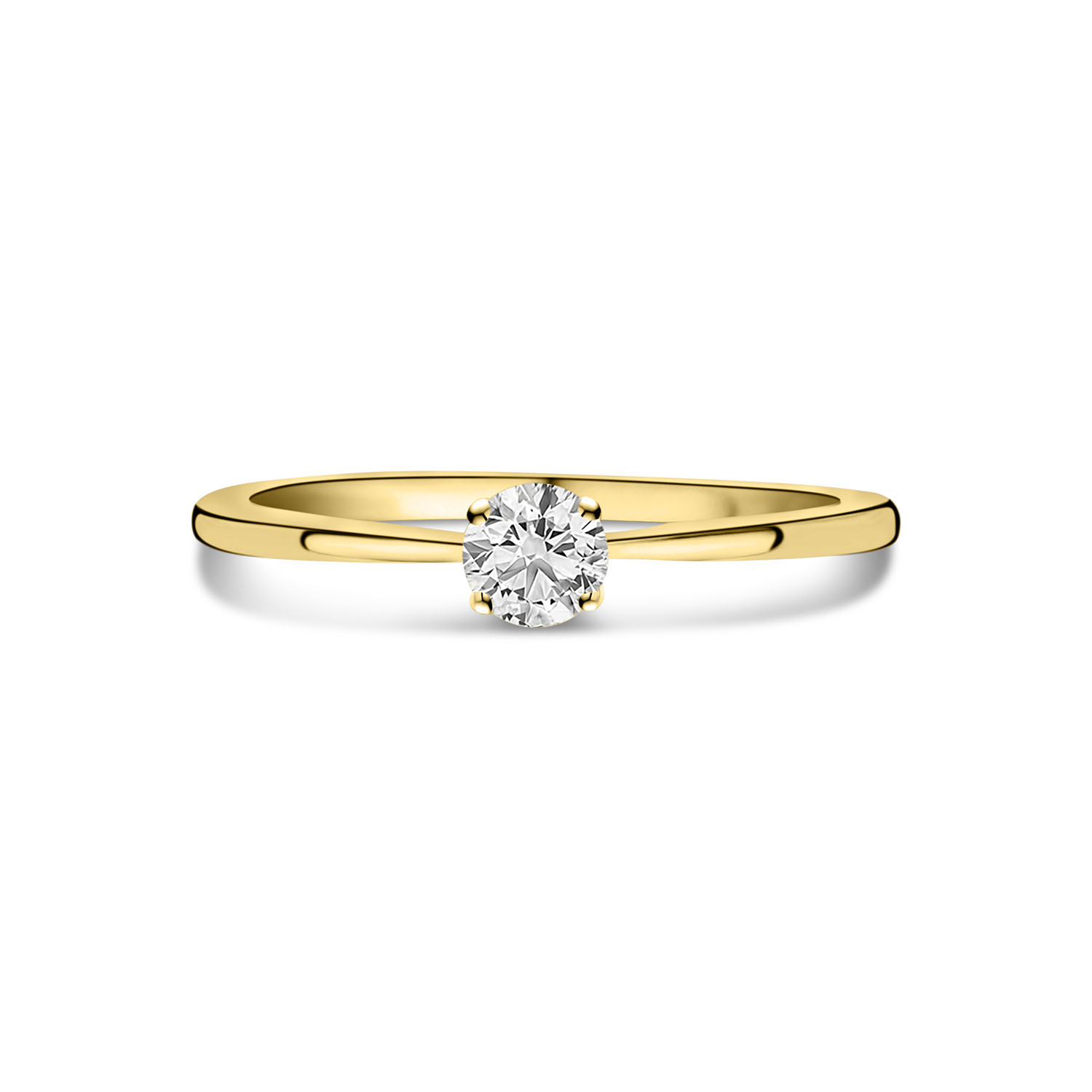 Geelgouden ring met Lab grown diamant R159-R23MK0002-LG-020-Y