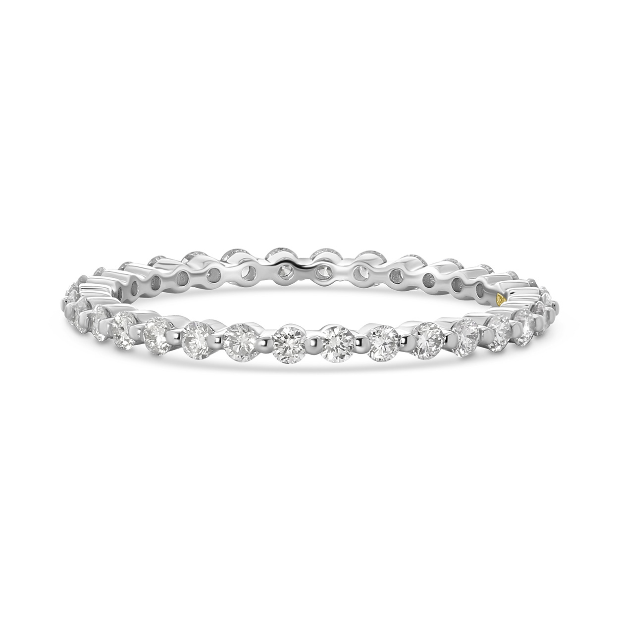 Witgouden eternity ring met lab grown diamanten R480-RDF21472002-LG-W