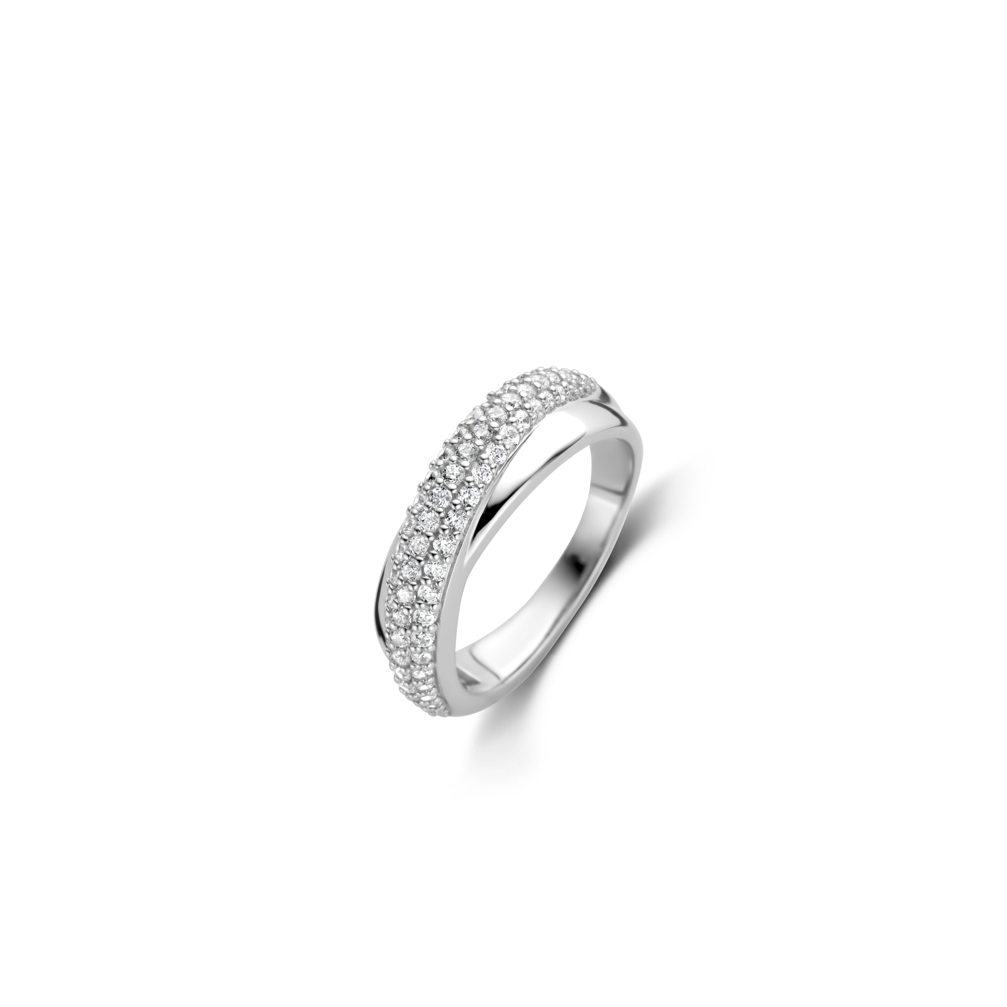 Ring van sterling zilver met zirkonia 12281ZI
