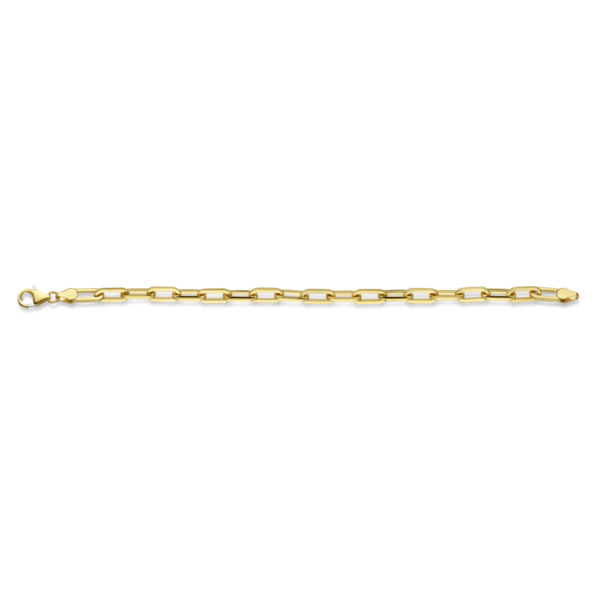 Schakelarmband van goud met zilveren kern - 40-25-CFE01319