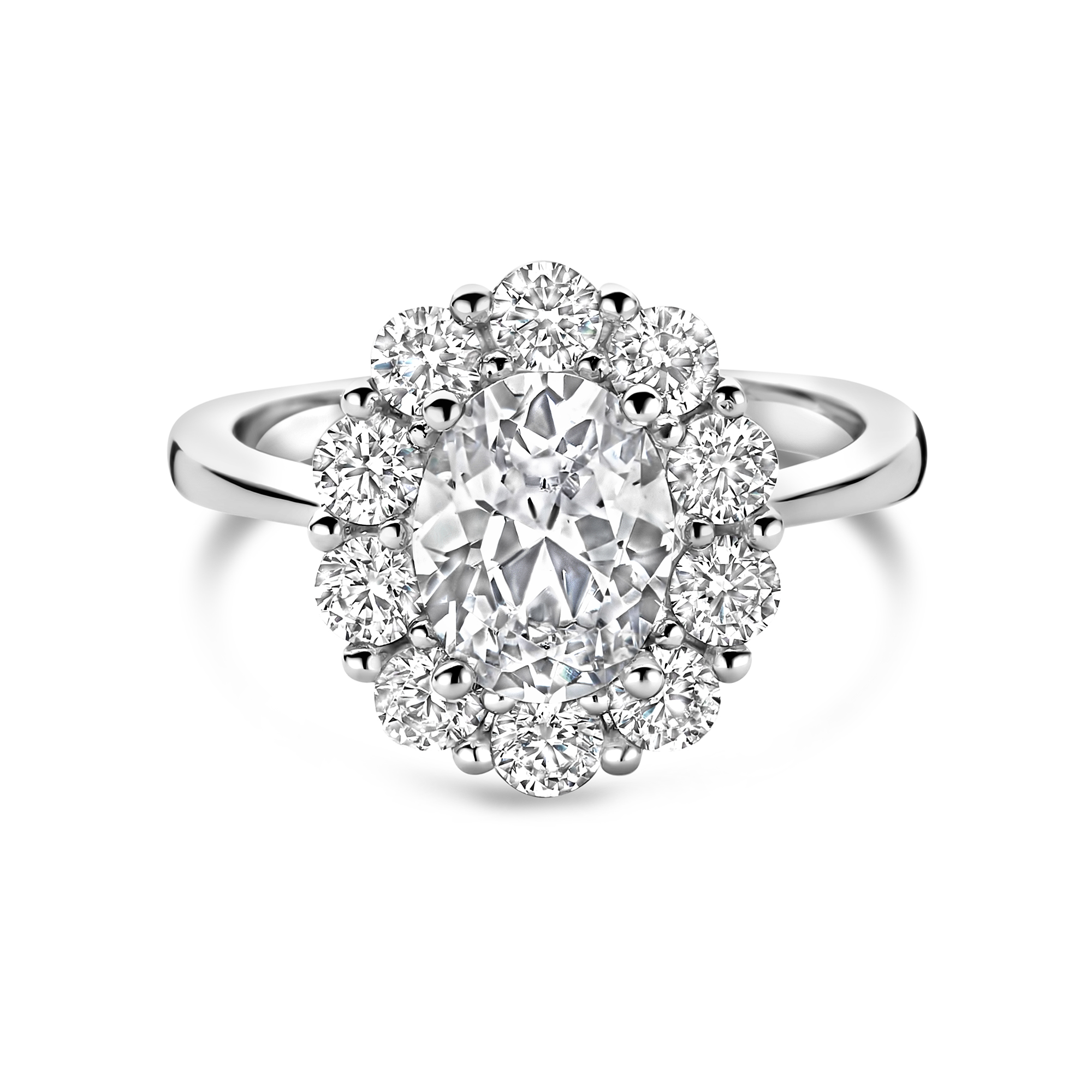 Ring sterling zilver met zirkonia - 136S0389