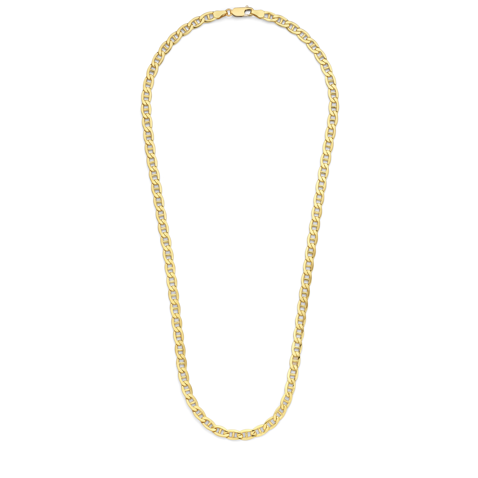 Schakelketting van goud met zilveren kern 5 mm - 40-VH05