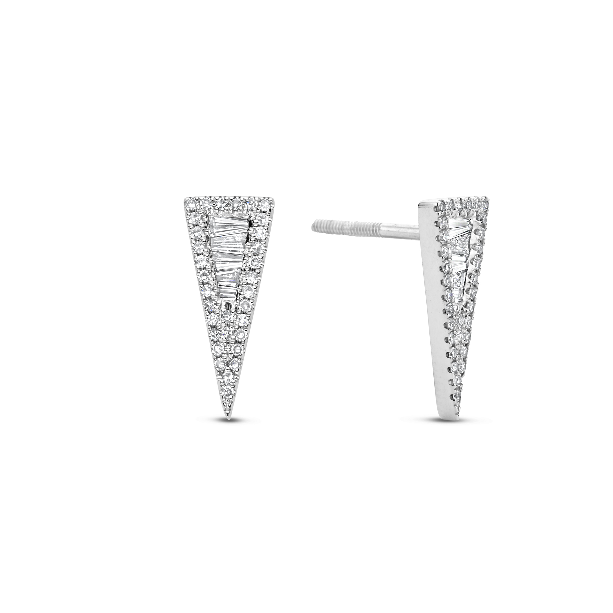 Witgouden diamanten steker E141-E56499A0S-R17-W