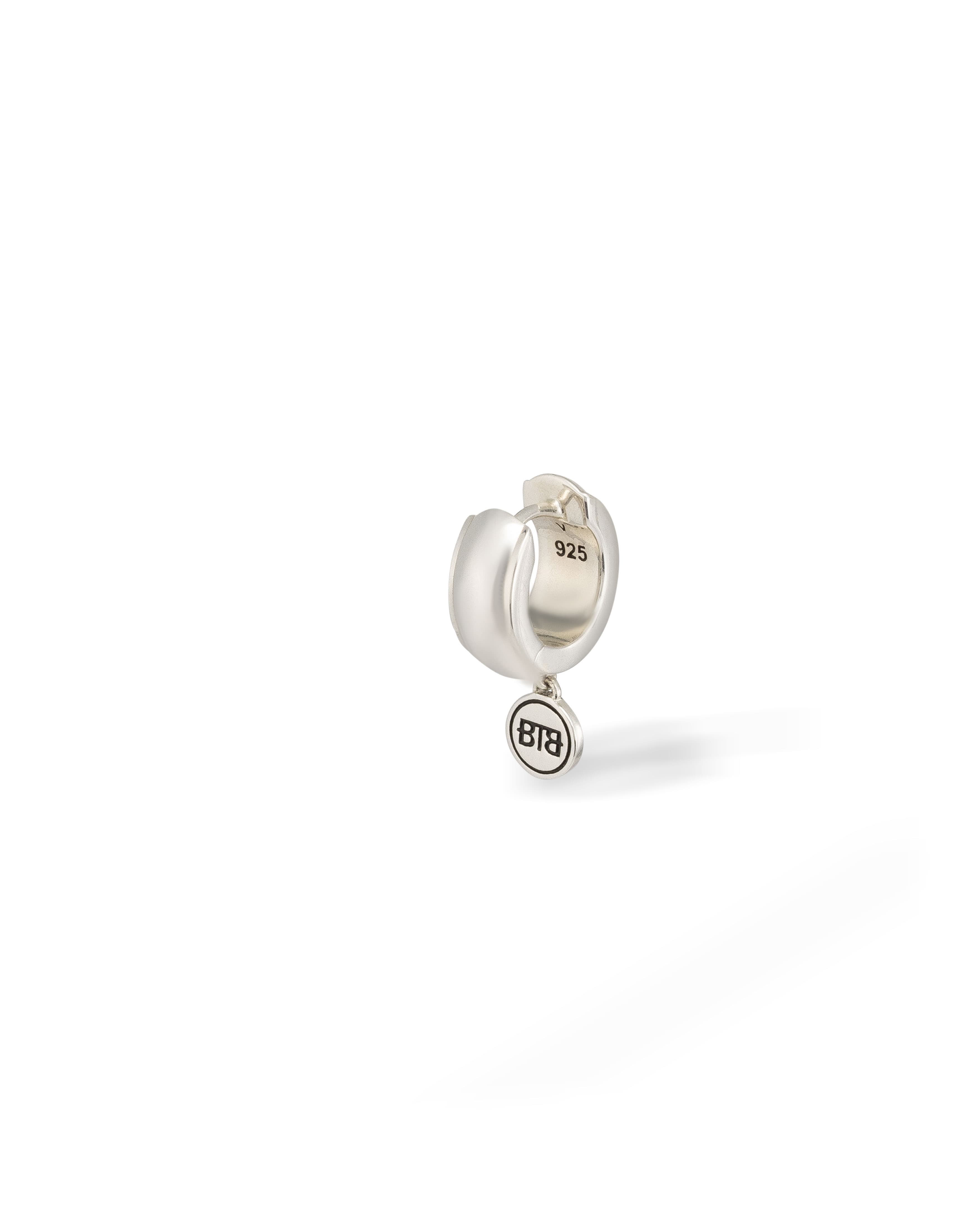 Oorring met hanger Batul enkel stuk van sterling zilver 427