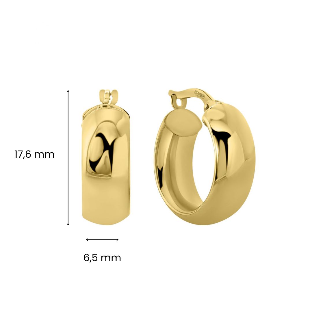Geelgouden oorringen E122-XXTE2052-L-Y