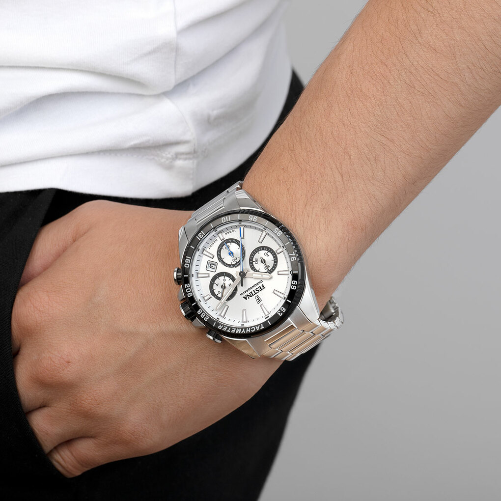 Herenhorloge Timeless Chrono Silver - F20560-1