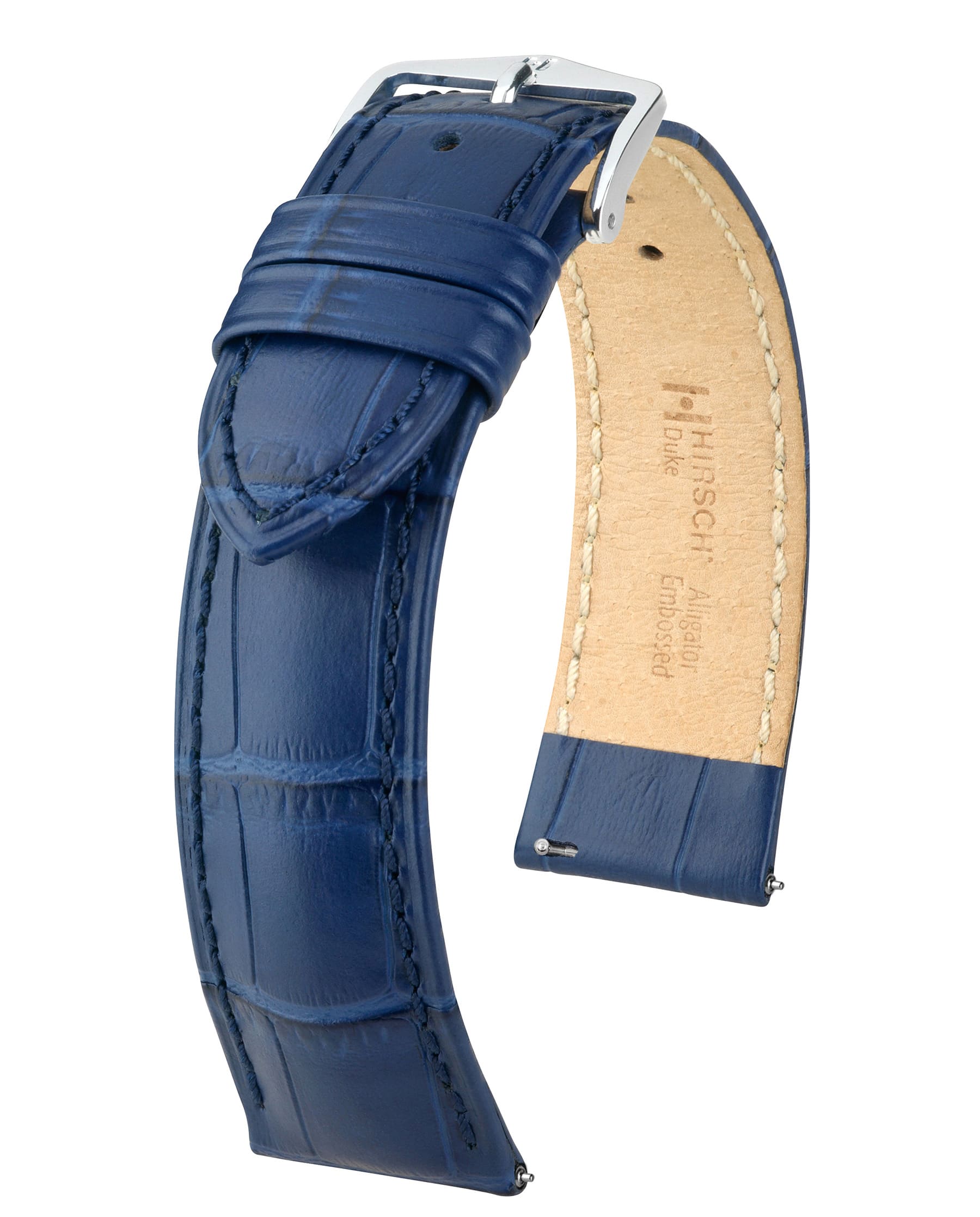 Horlogeband Duke M van leer 14 mm 01028180-2