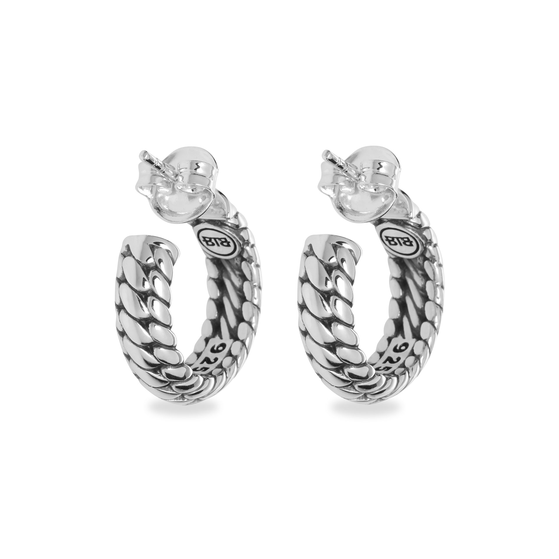Oorbellen Ben Small van sterling zilver 437