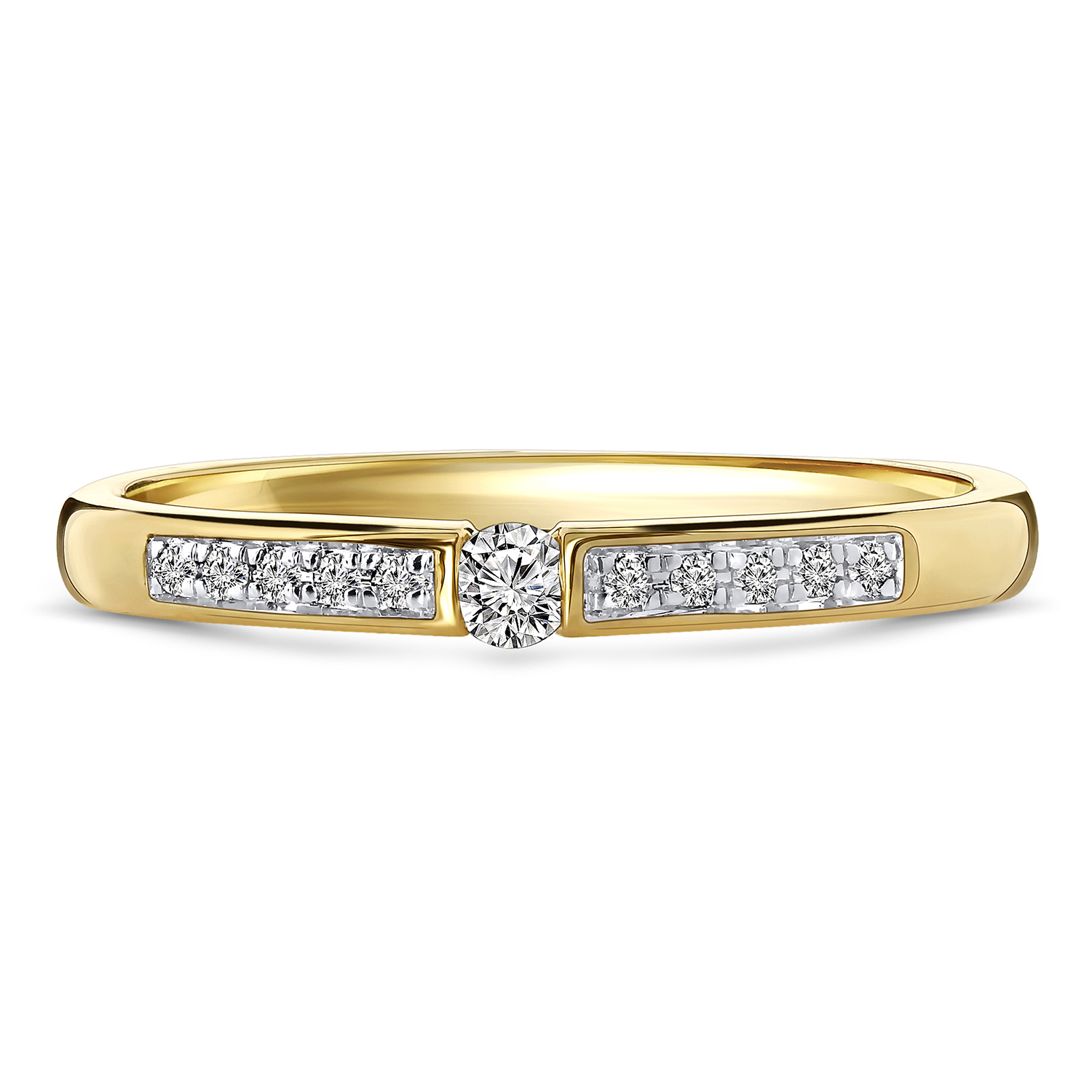 Geelgouden diamant ring 198XA3252QQQDRY