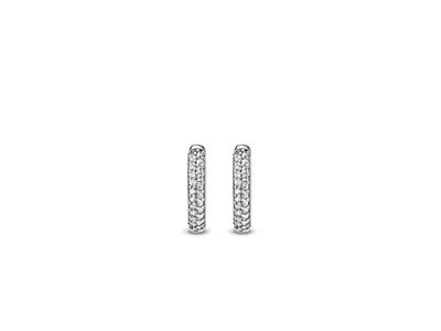 Oorringen van sterling zilver met zirkonia 7557ZI