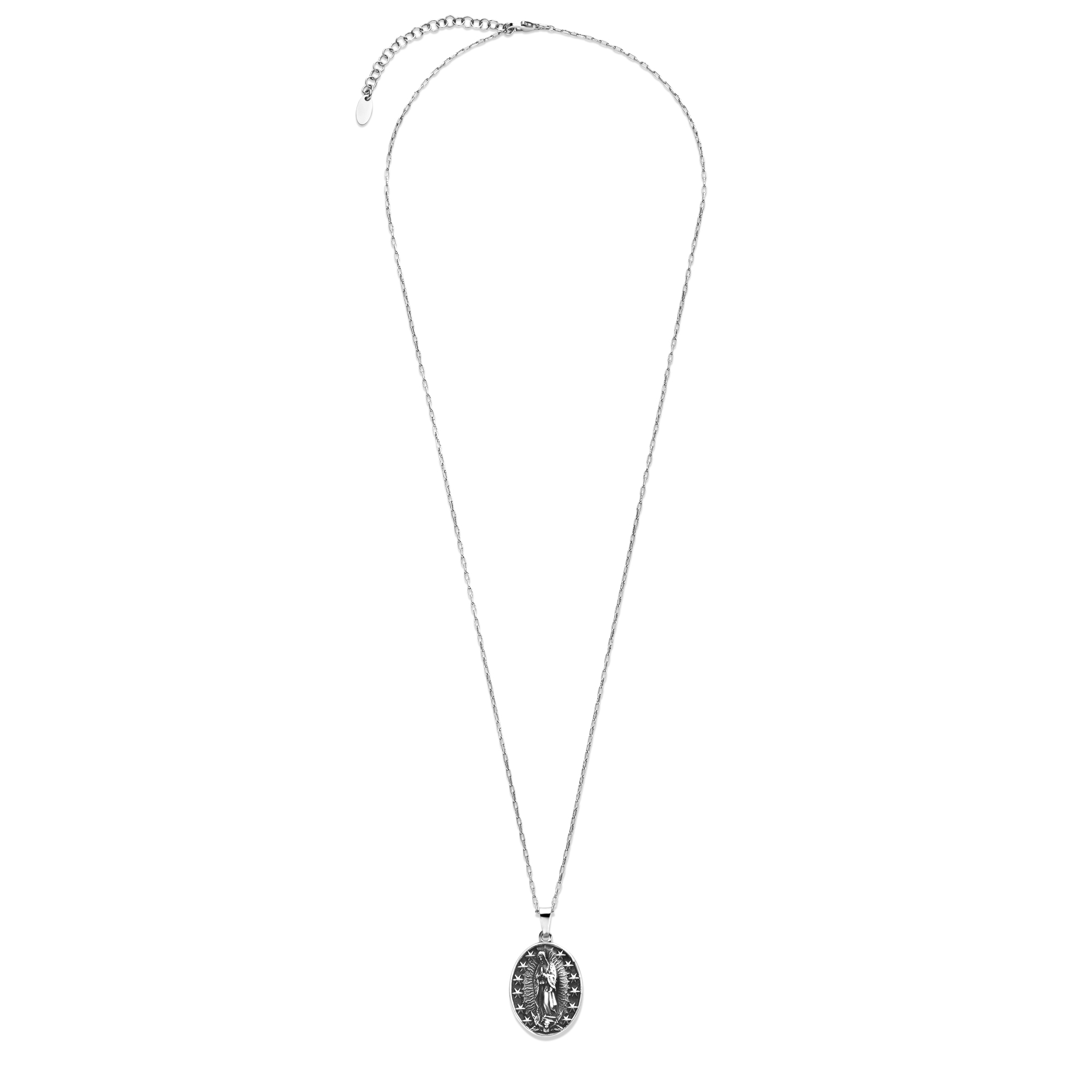 Sterling zilveren herencollier Lady of Guadalupe CLMAGUN