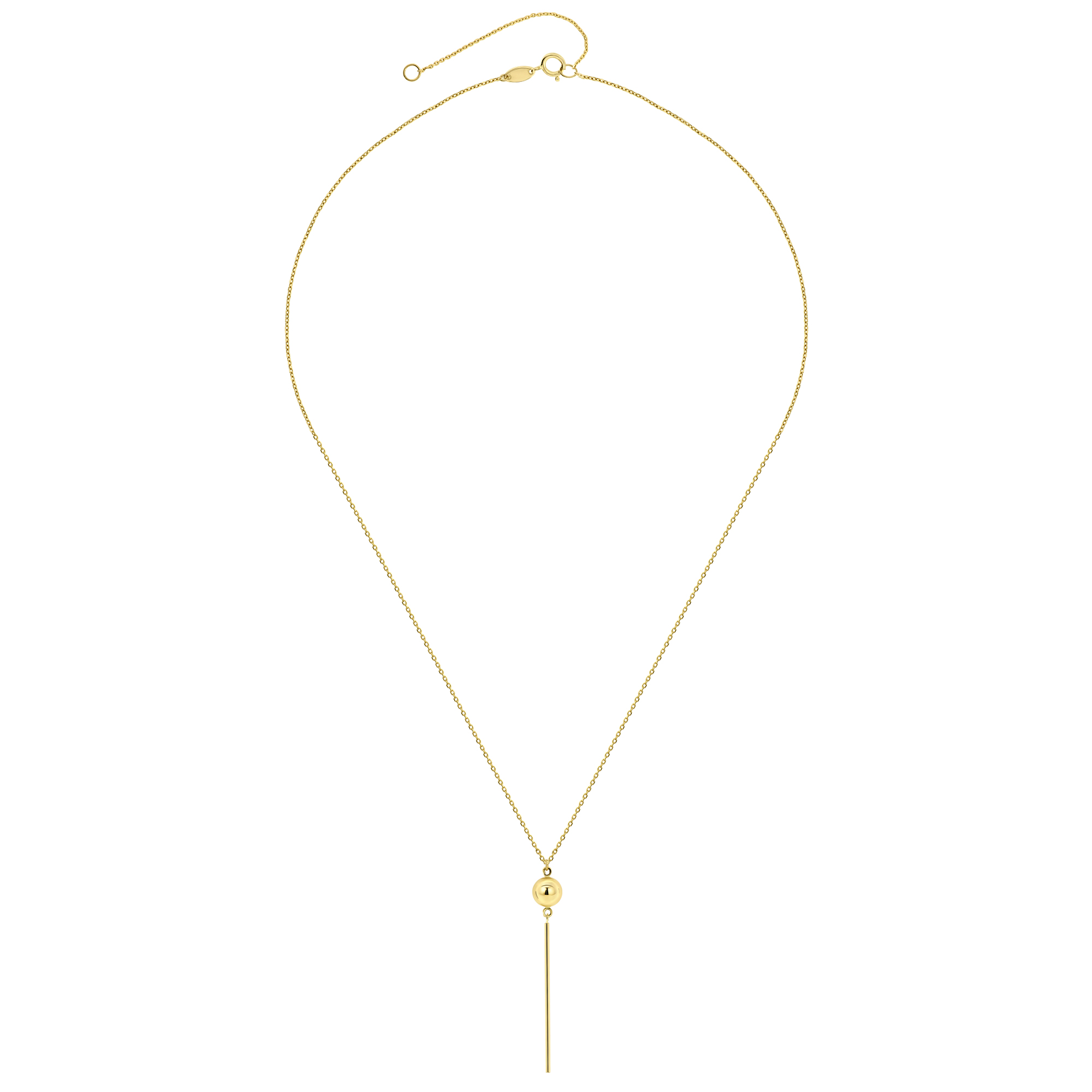 Geelgouden collier met hanger 1168-Y