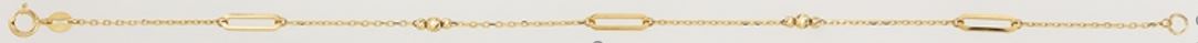 Geelgouden schakelarmband B122-X5FOR6B8194-DC-Y