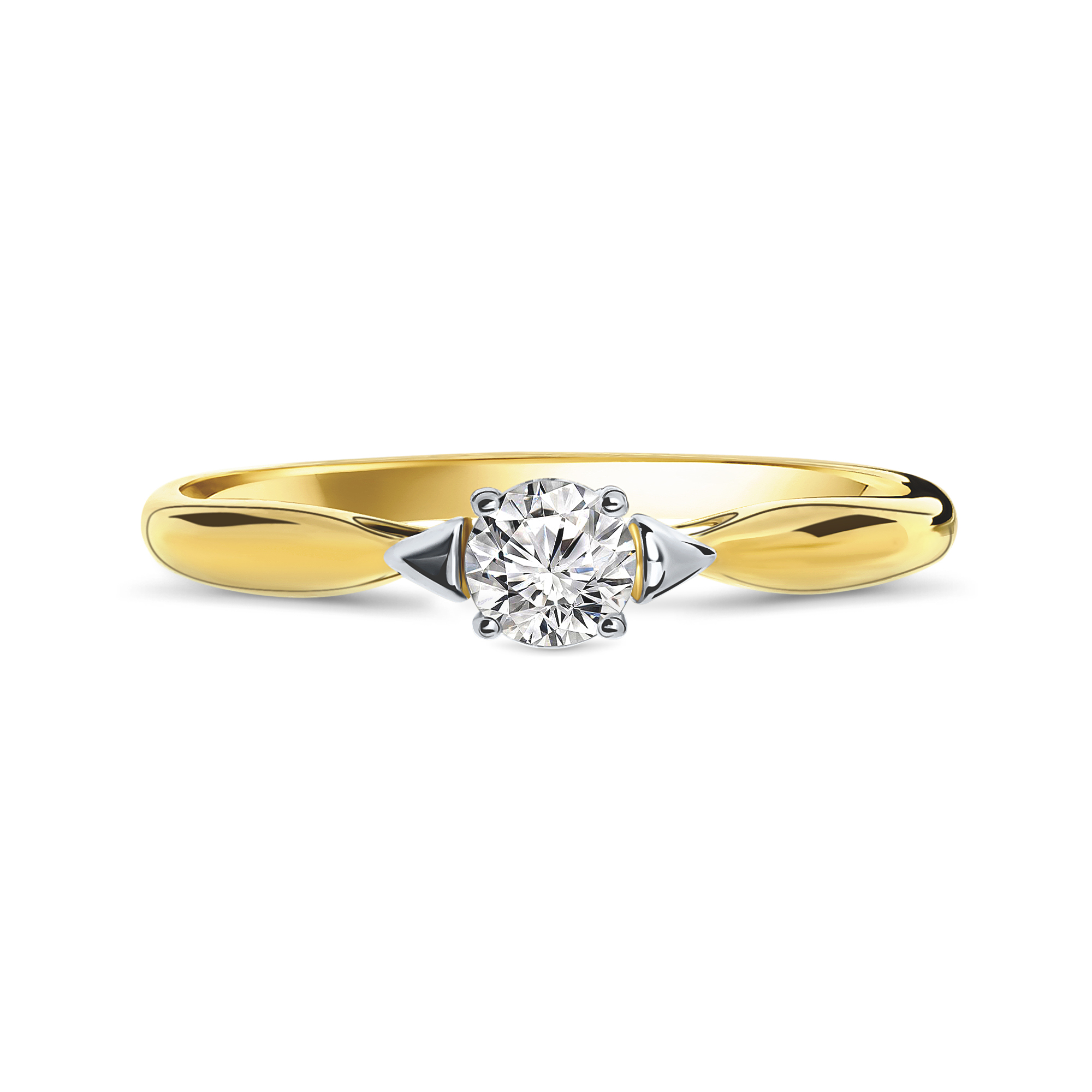 Gouden ring met zirkonia 59995-Z