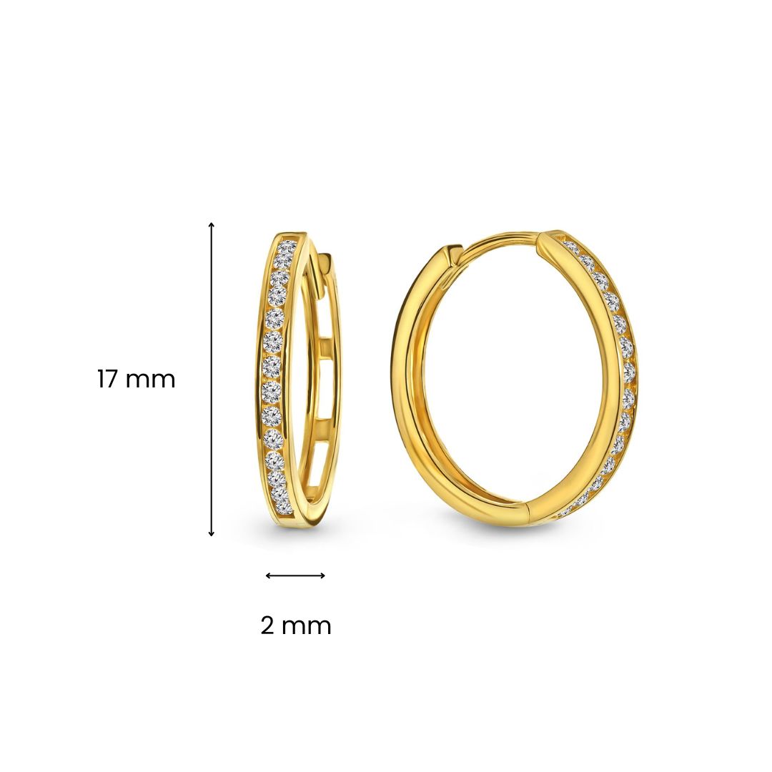 Geelgouden oorringen VHCE5314-FCZ-Y