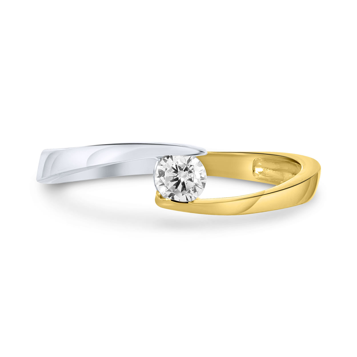 Bicolor ring ISMCR201328-YW