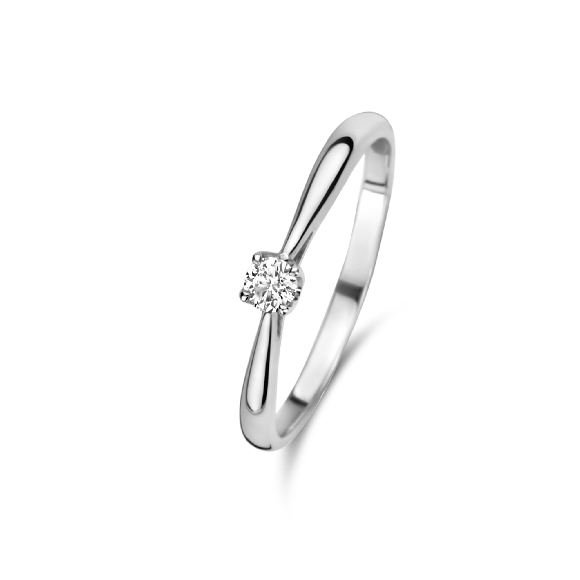 Witgouden ring met diamant R480-SOL-Y073-010-G2-W