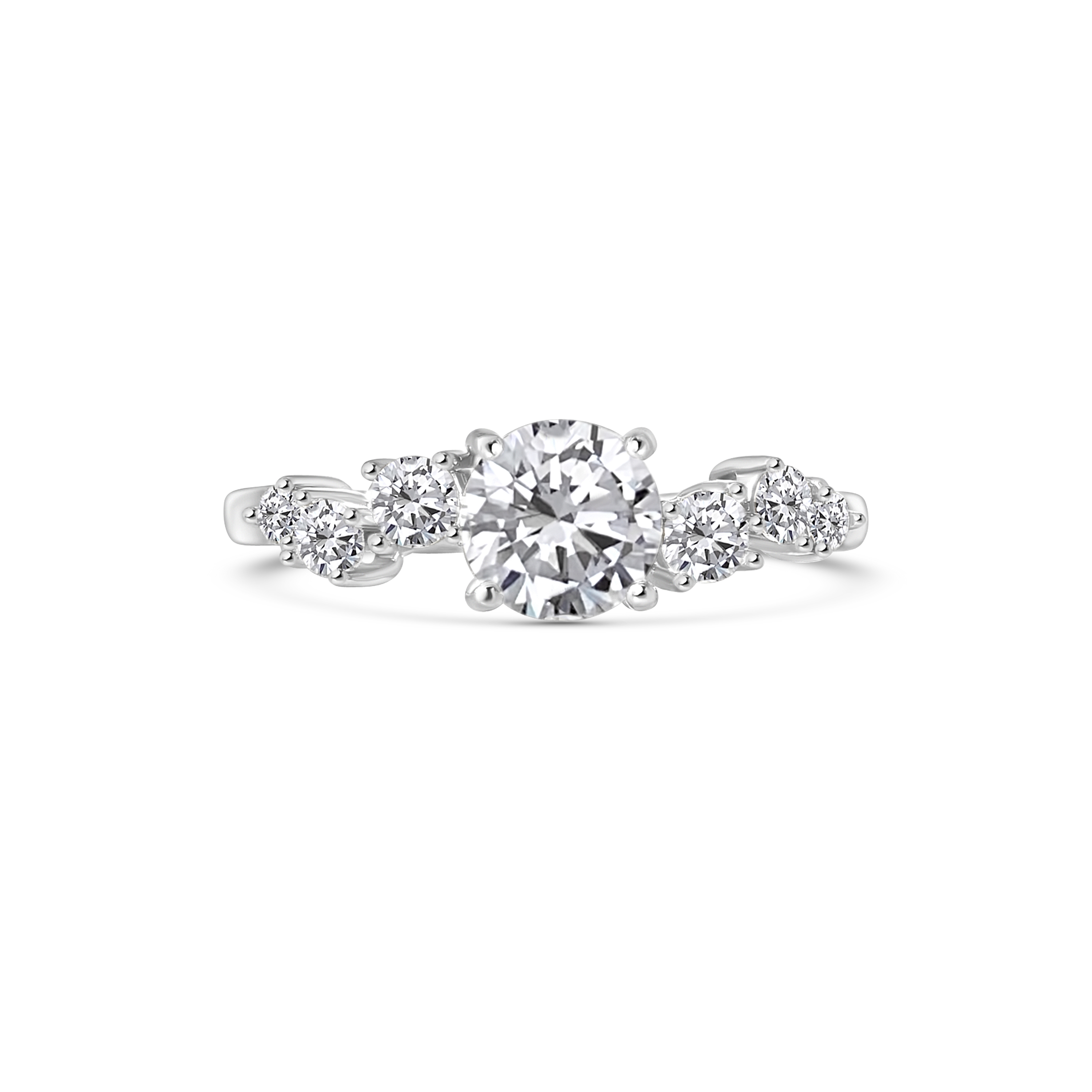 Ring van sterling zilver met zirkonia R18609