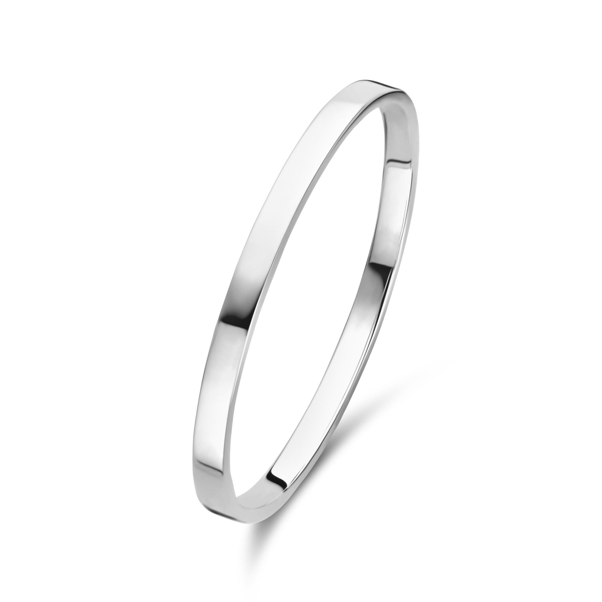 Sterling Zilveren massieve bangle 5mm 1041158-5MM
