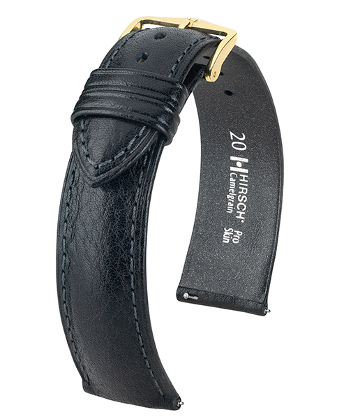 Horlogeband Camelgrain L van leer 22 mm 01009050-2