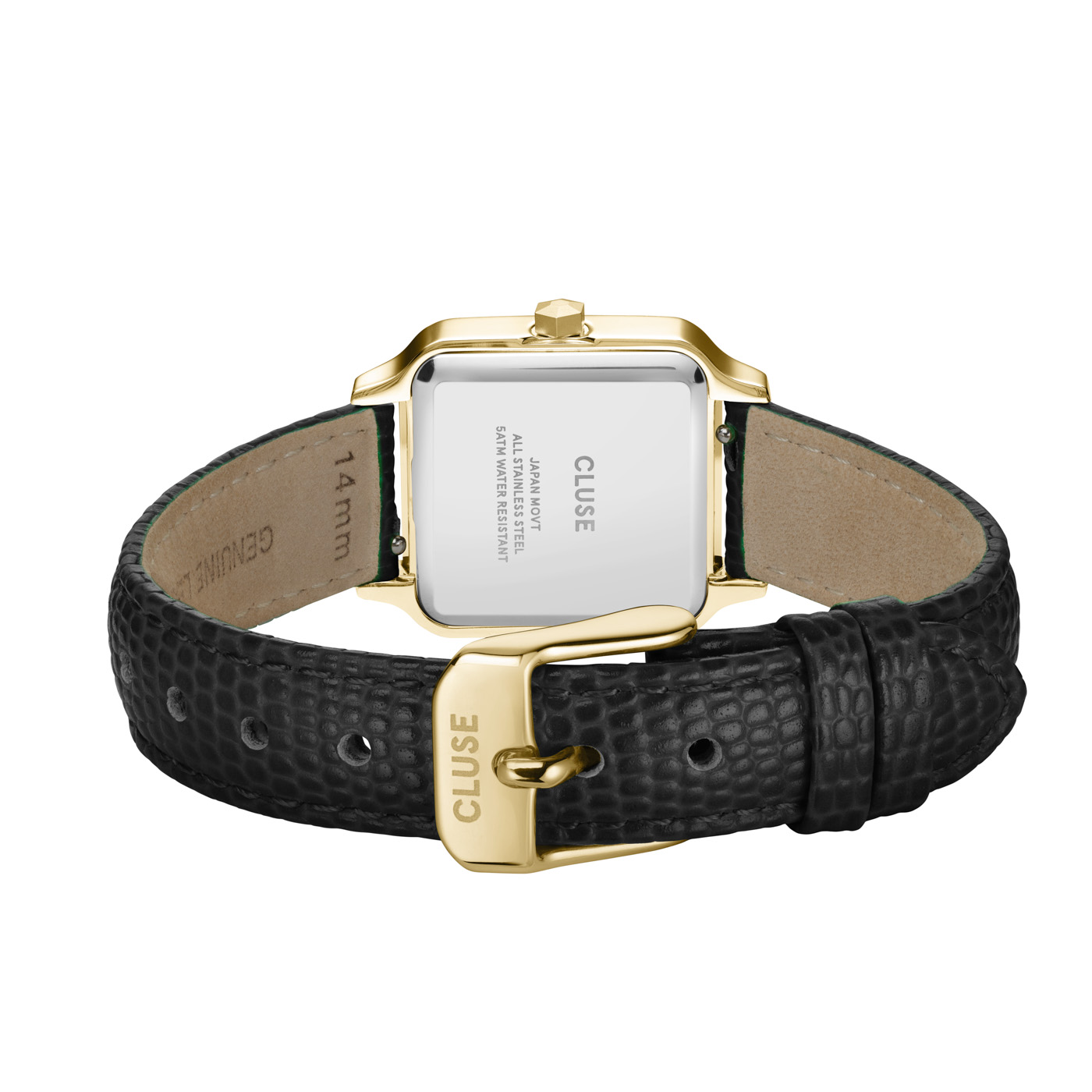 Gracieuse Petite Lizard Black, Gold CW11805