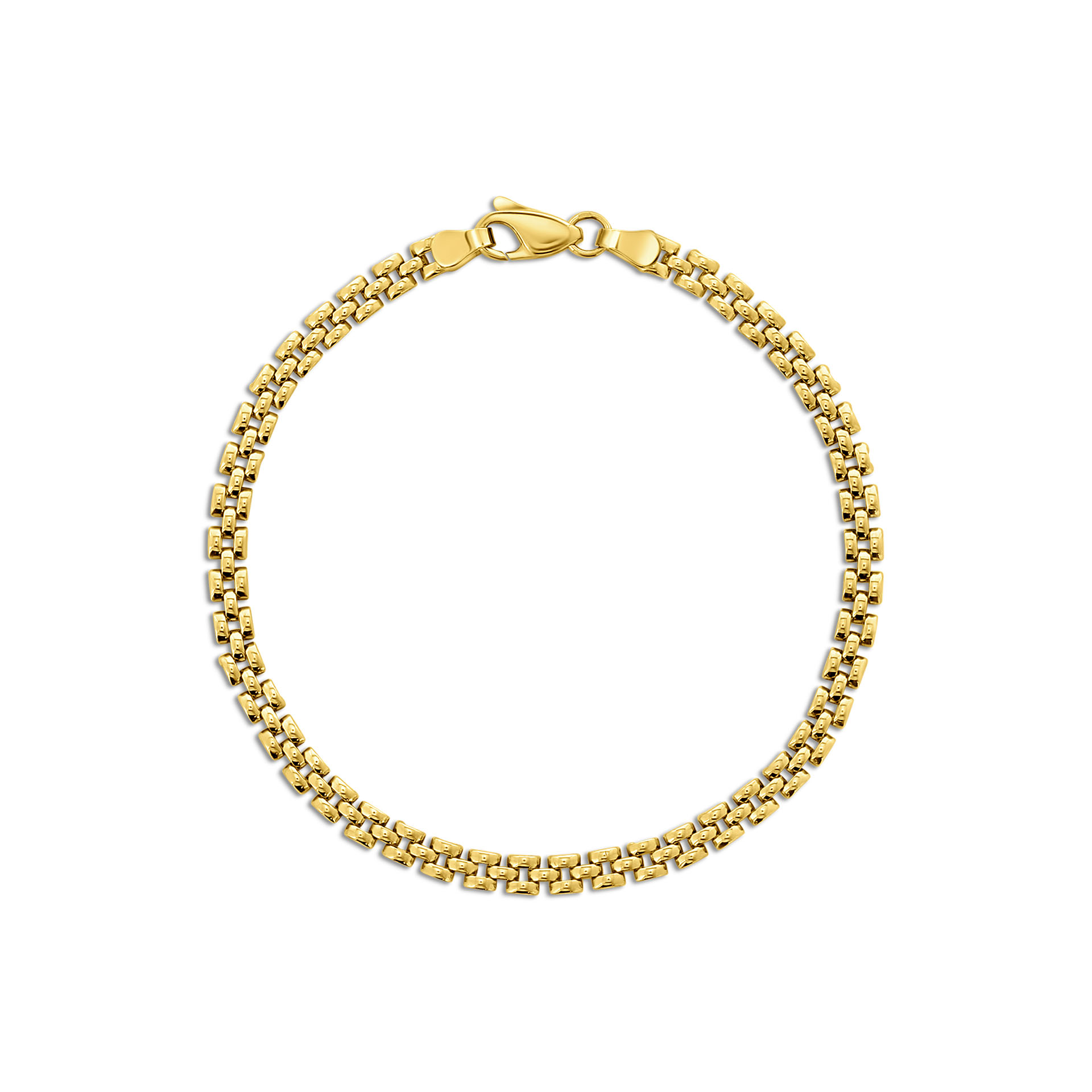 Geelgouden dames armband