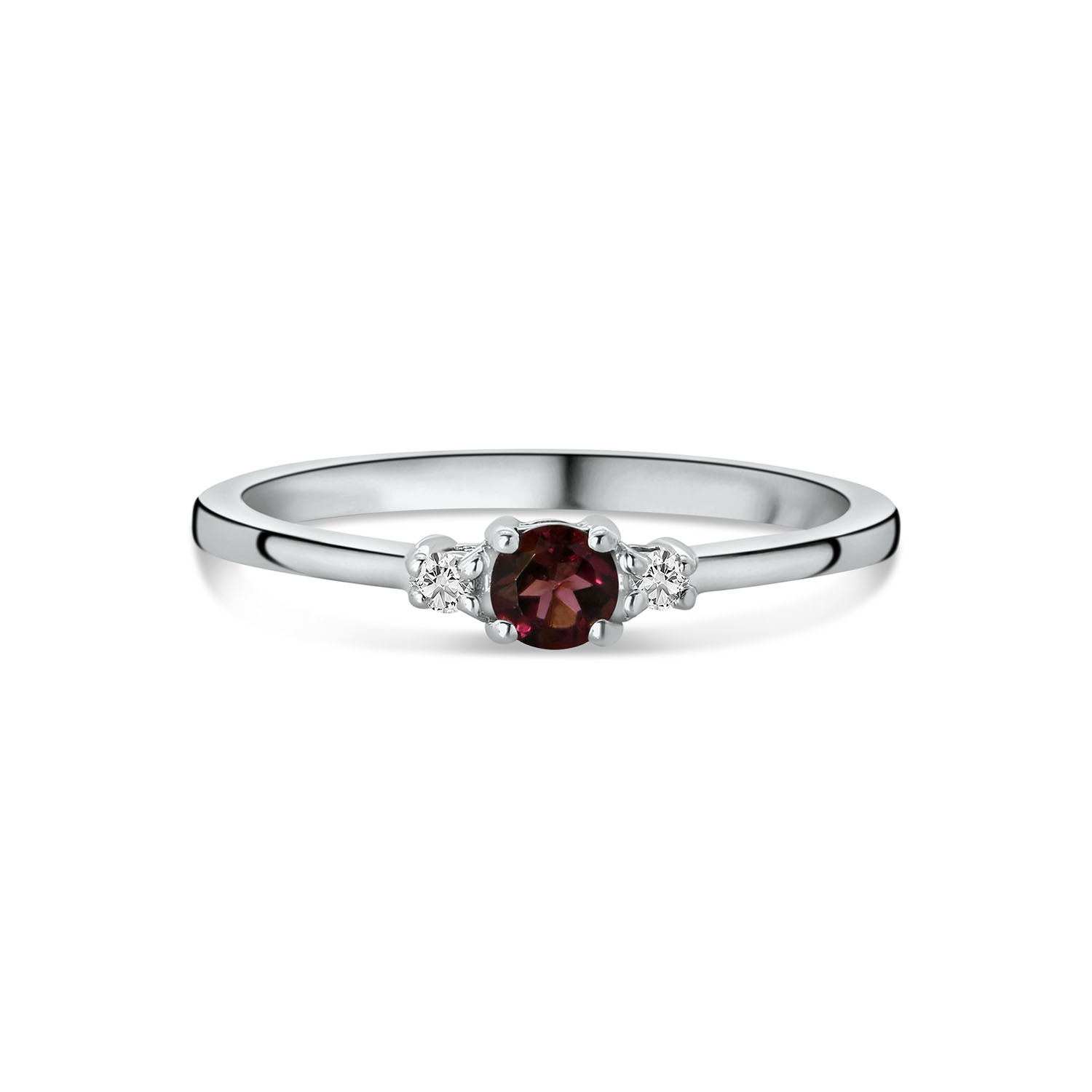 Ring met Tourmalijn en Lab Grown Diamant - SET649-R