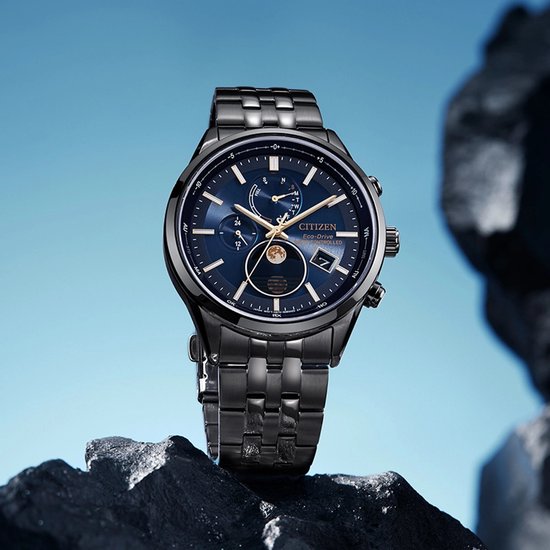 Herenhorloge Radio Controlled Moonphase - BY1036-56L