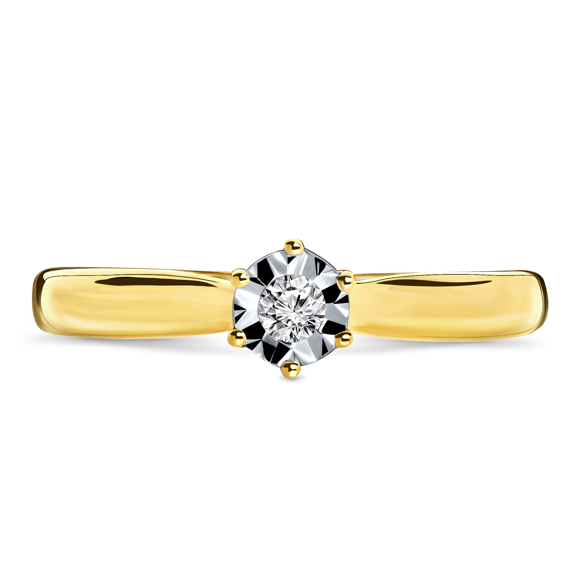 Geelgouden diamant ring SOL-Y611-010-G2