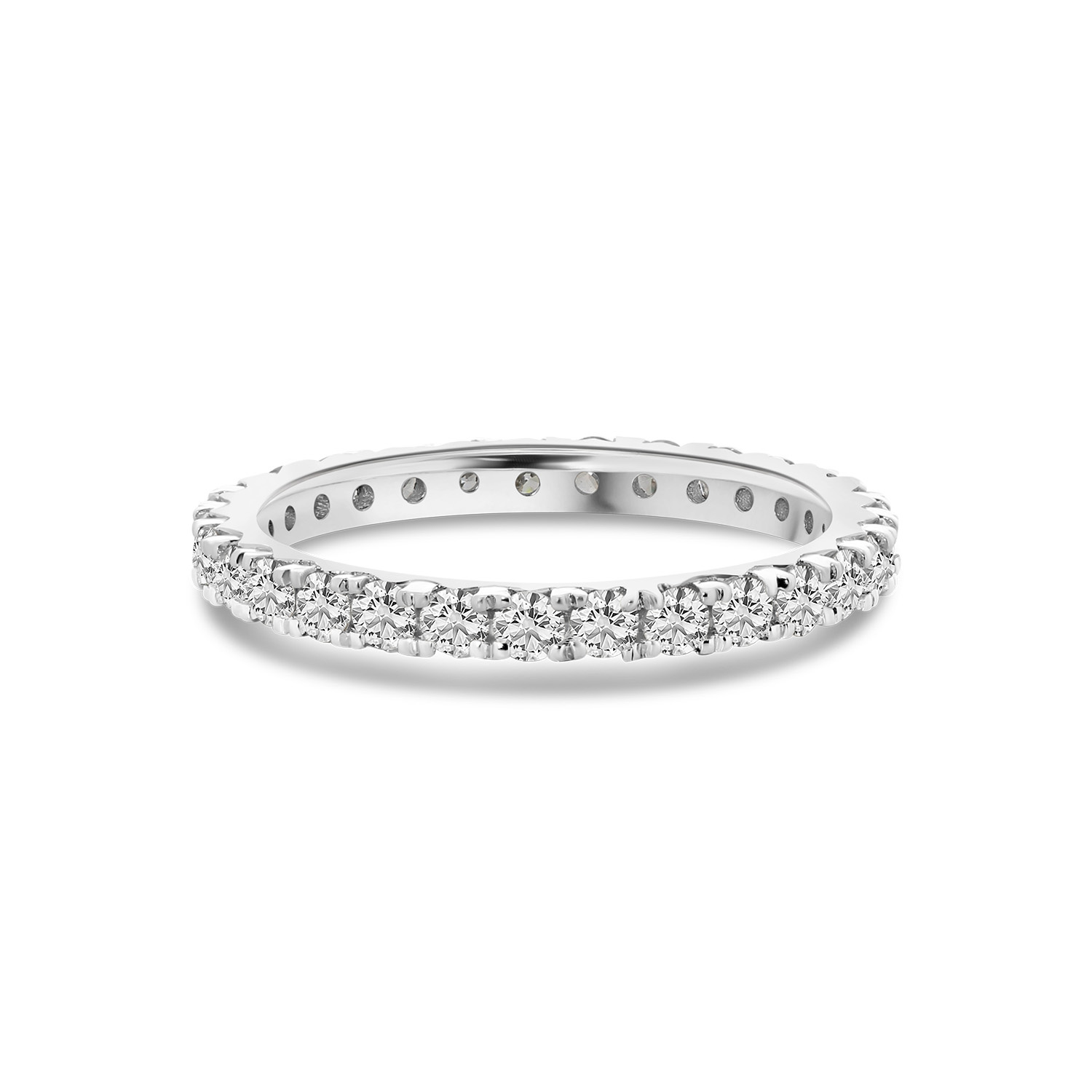 Witgouden eternity ring met lab grown diamanten R480-RDF21922A004-LG-W