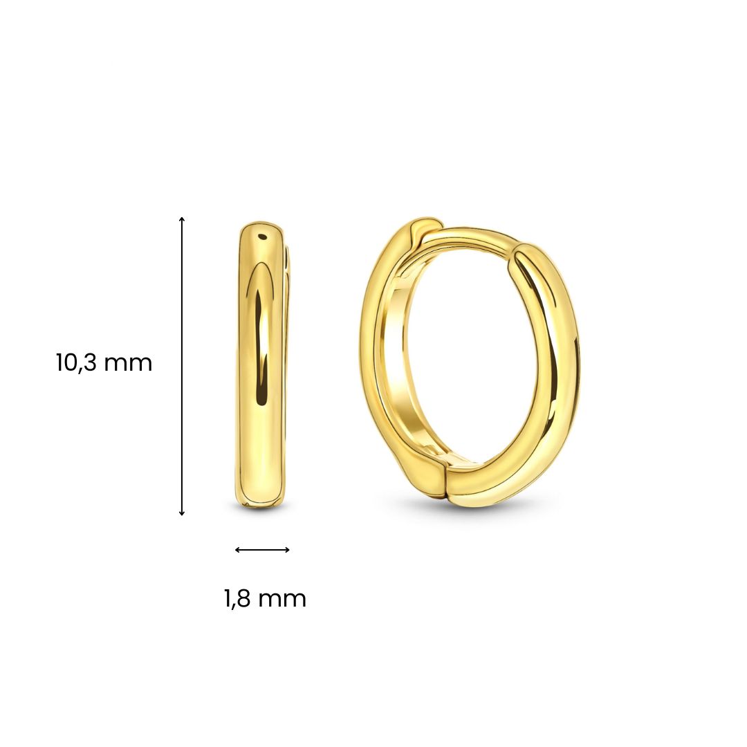 Geelgouden oorringen E122-X4NHUE1632-Y