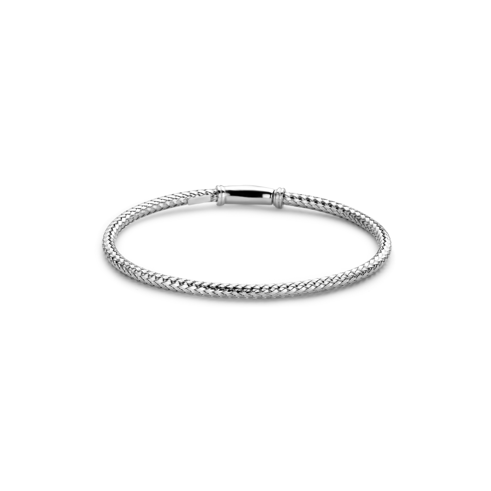 Zilveren schakelarmband