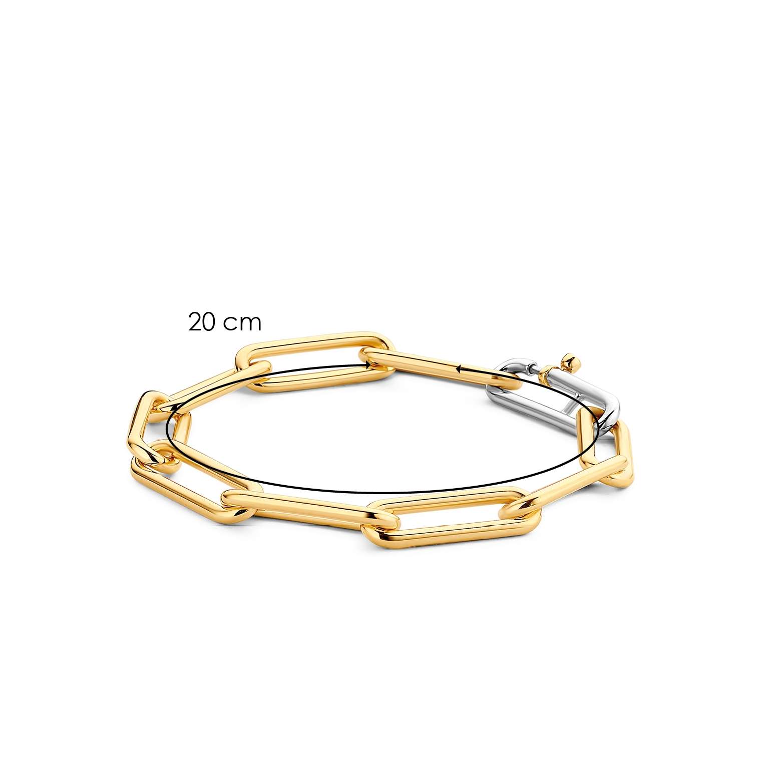 Schakelarmband van gold plated  2926SY