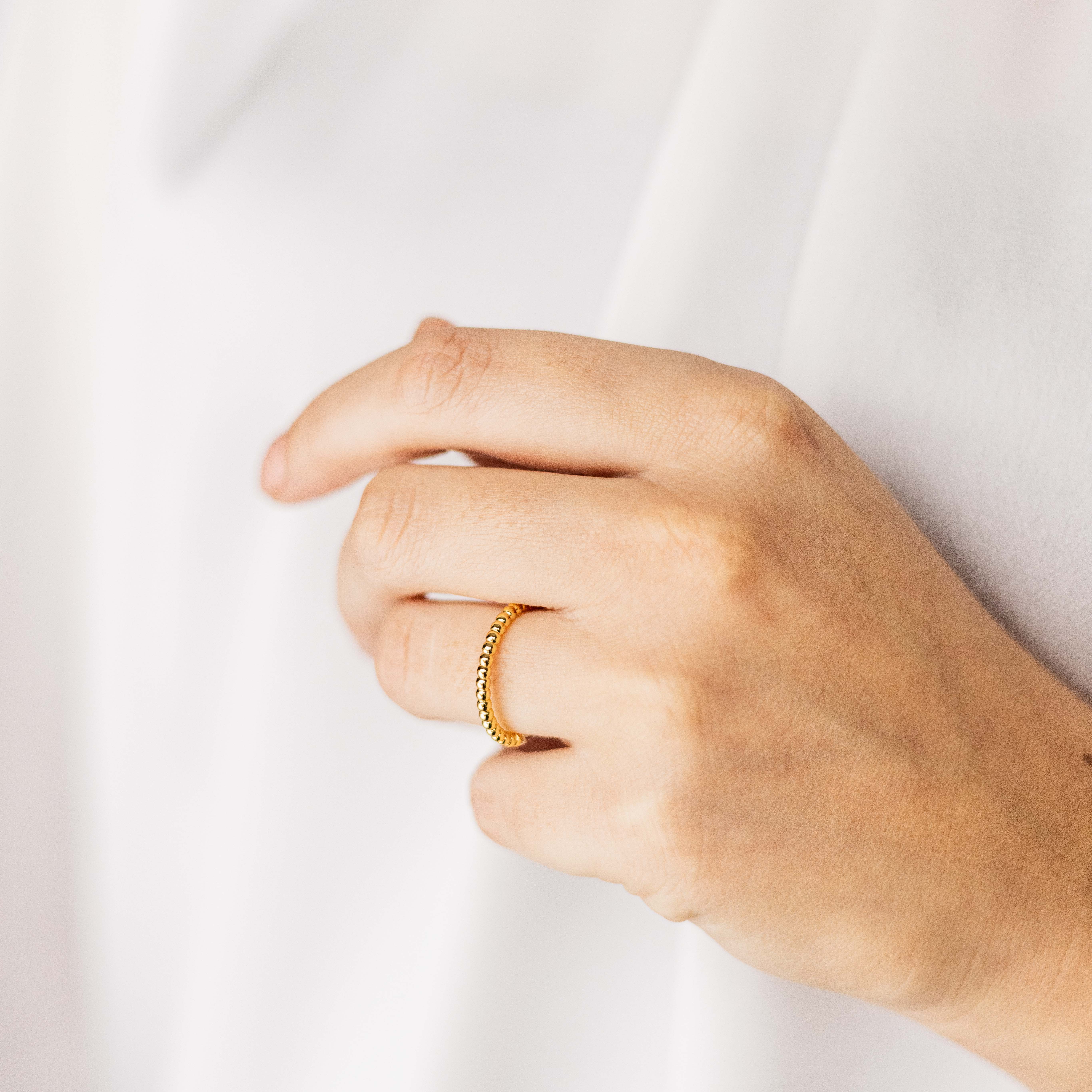 Ring van  gold plated  R476Y