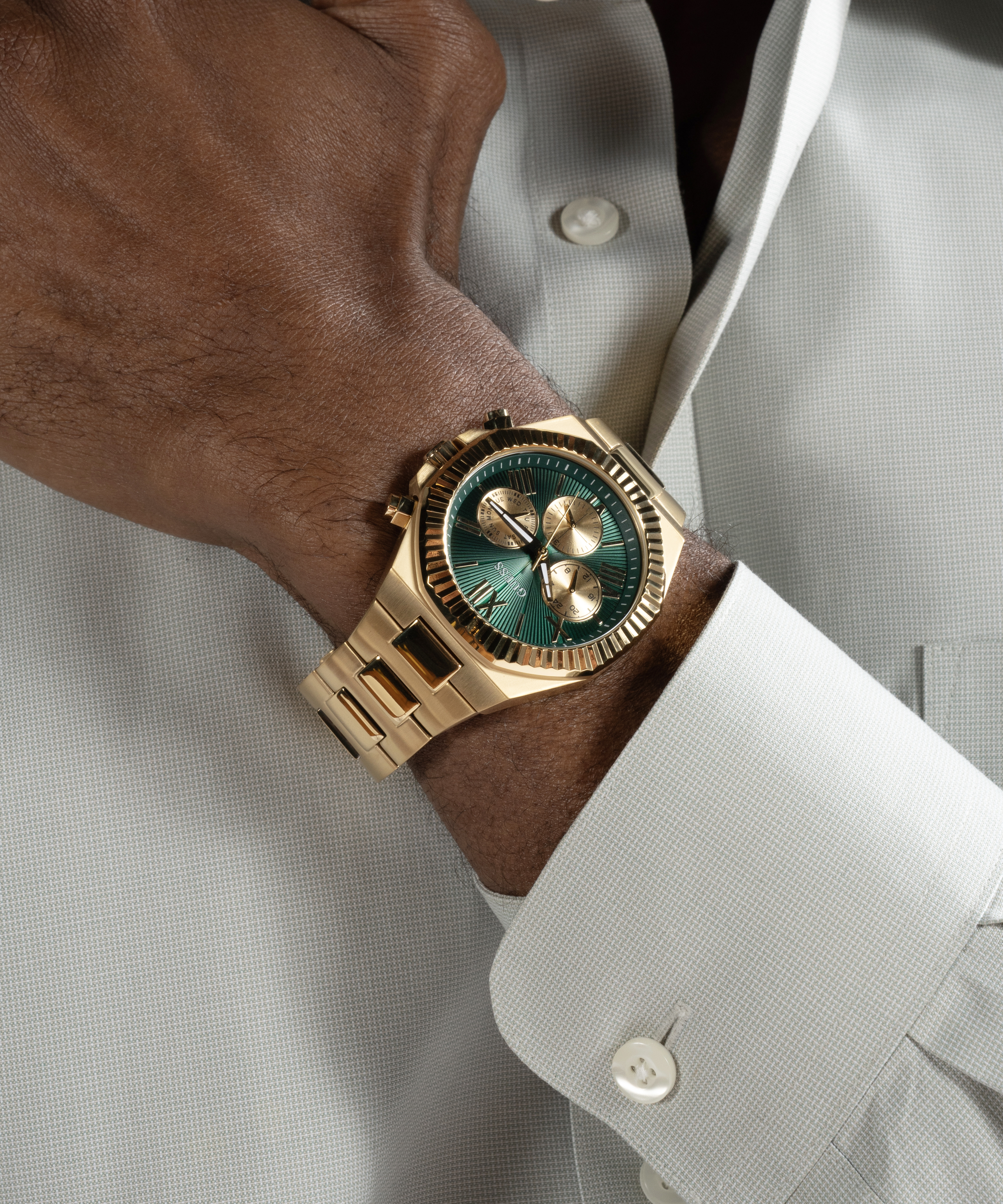 Herenhorloge Equity Groen - GW0703G2