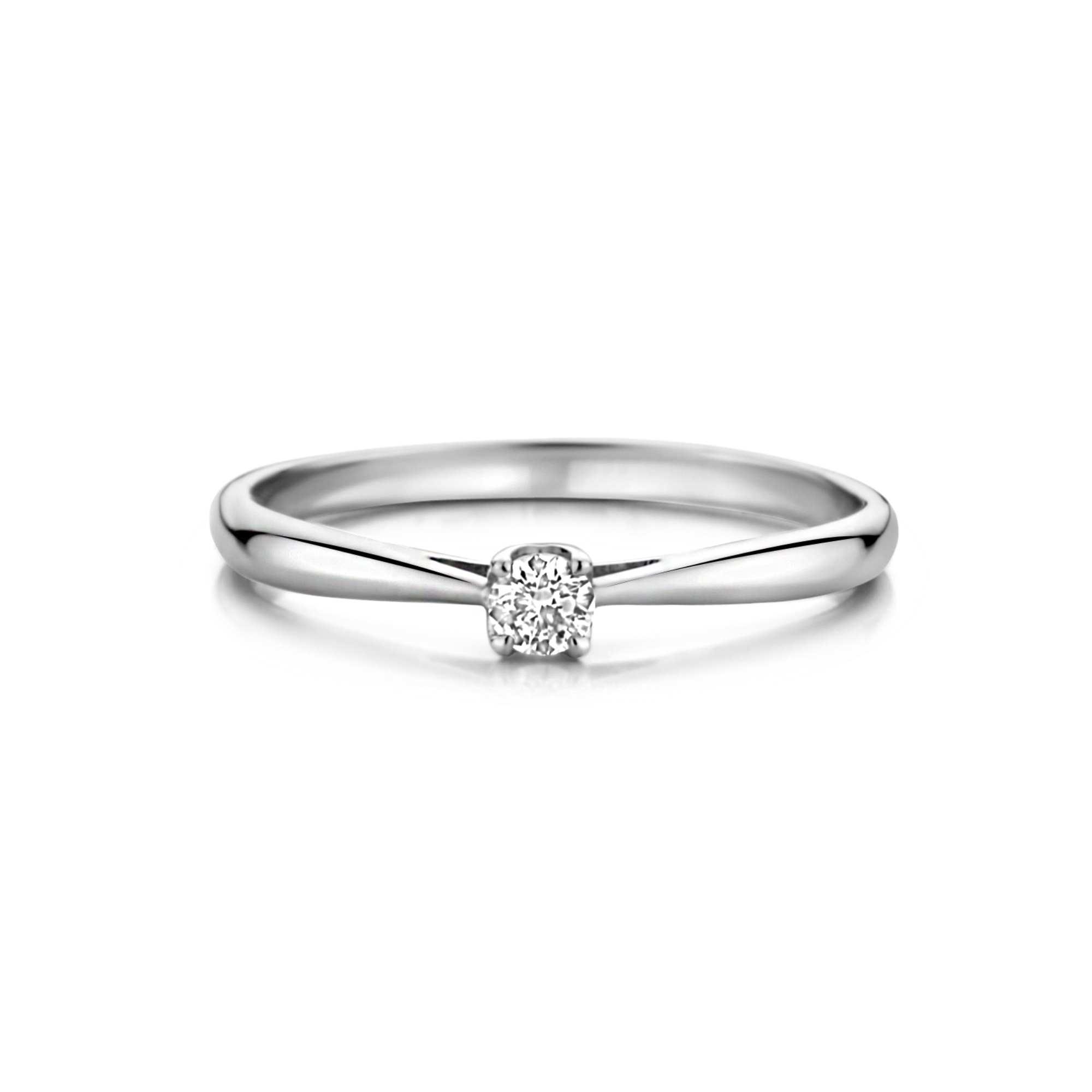 Witgouden ring met diamant R480-SOL-Y073-010-G2-W