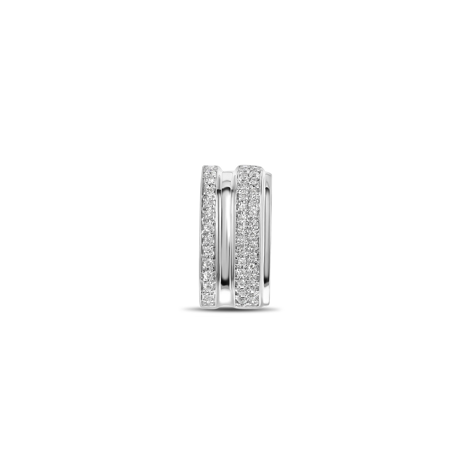 Witgouden hanger met diamant P480-PR090010ADI-W