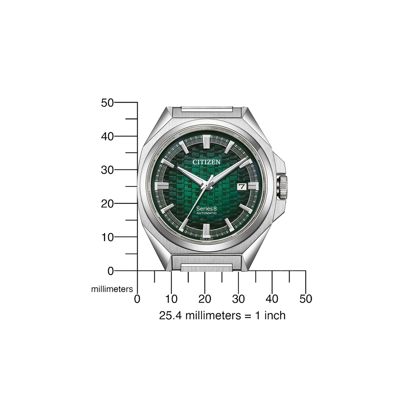 Herenhorloge Series 8 Automatic Green - NB6050-51W